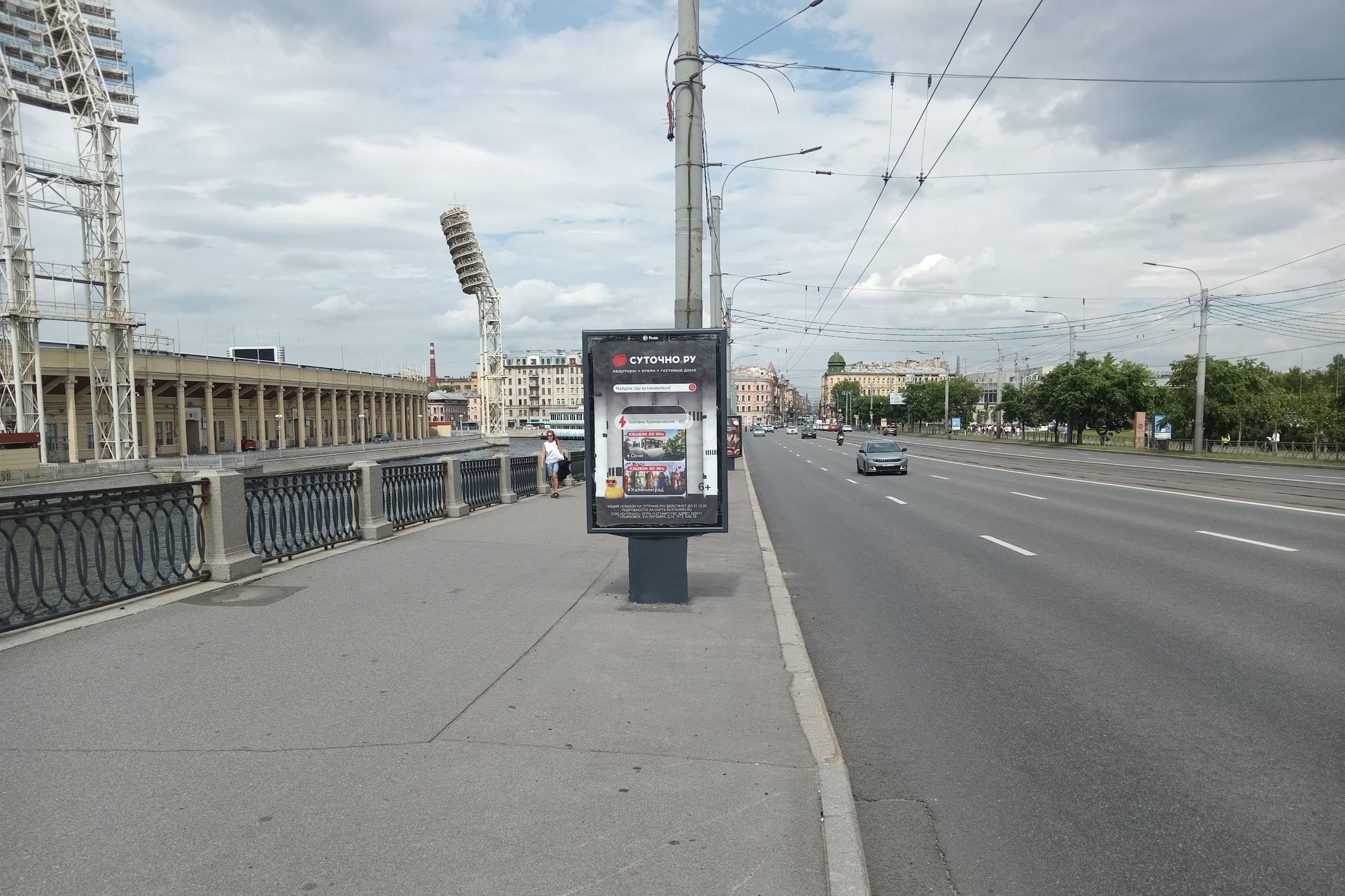 Большой пр. П.С. / 30 м. от поворота на АЗС, сторона Б Санкт-Петербург. Большой пр. П.С. / 30 м. от поворота на АЗС, сторона Б