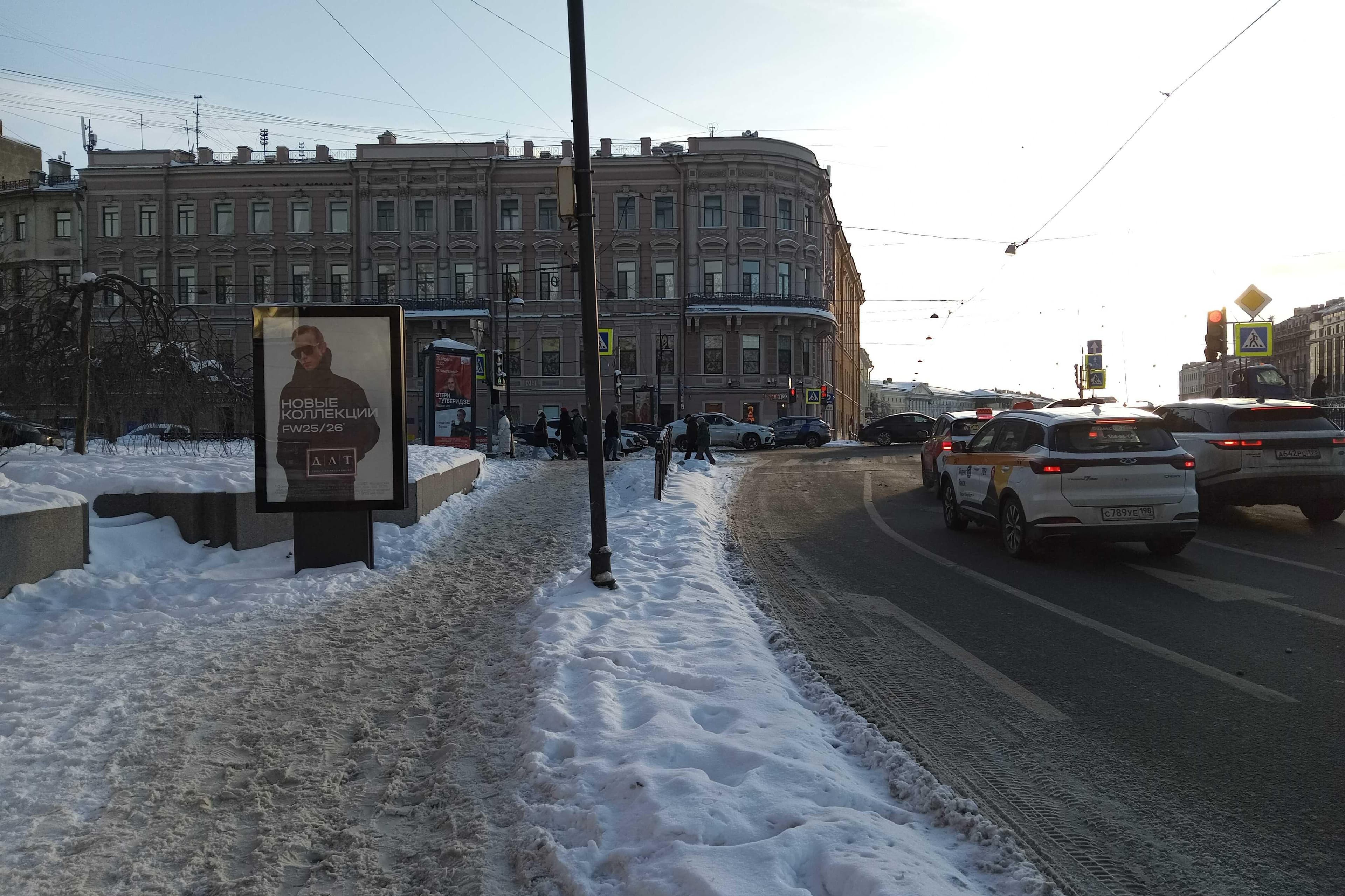 Фонтанки реки наб. 30, до Х с ул. Белинского, (светофор), сторона А Санкт-Петербург. Фонтанки реки наб. 30, до Х с ул. Белинского, (светофор), сторона А