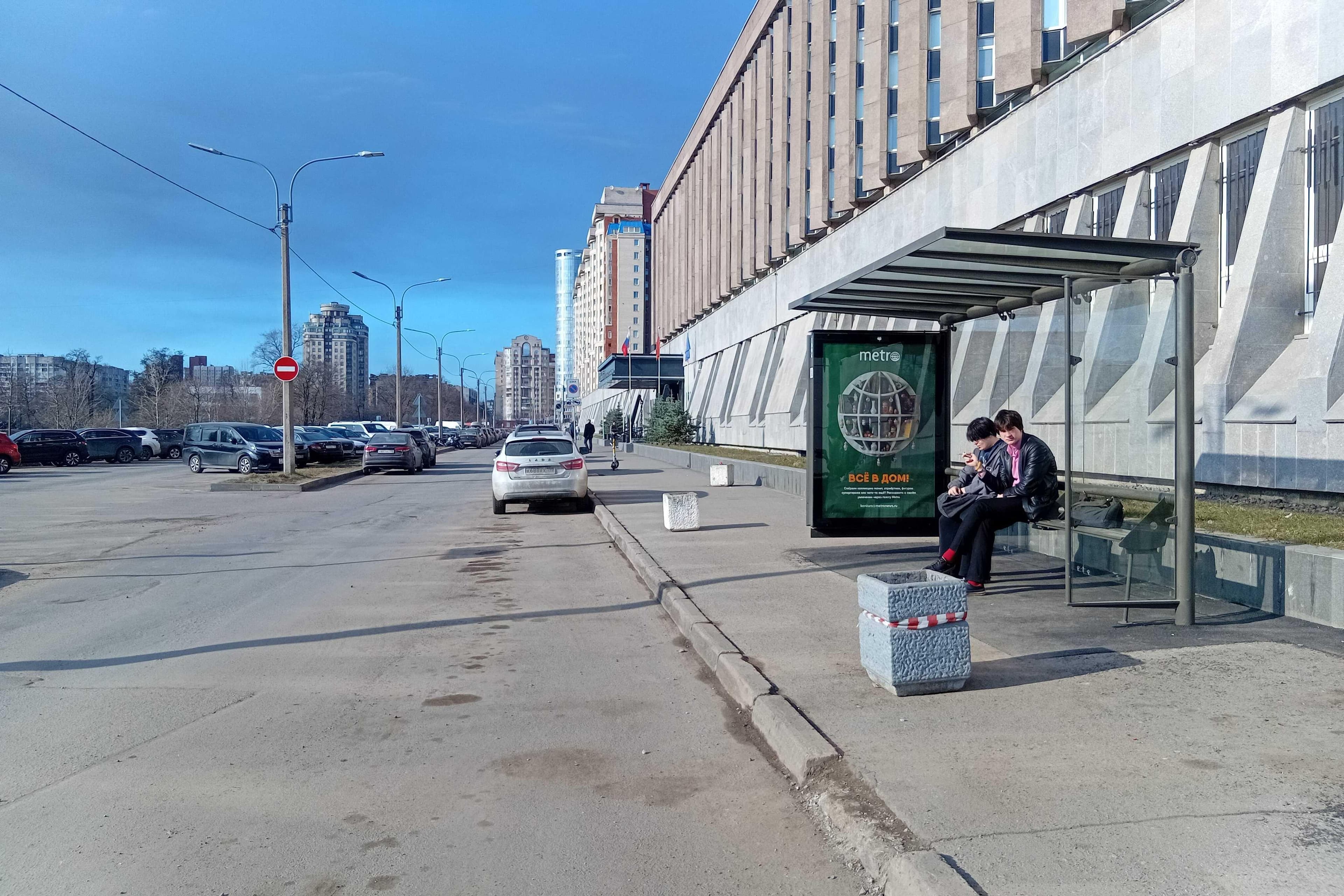 Галерный проезд 3 - ост. "Межрегиональный институт", поз. 2, сторона А Санкт-Петербург. Галерный проезд 3 - ост. "Межрегиональный институт", поз. 2, сторона А