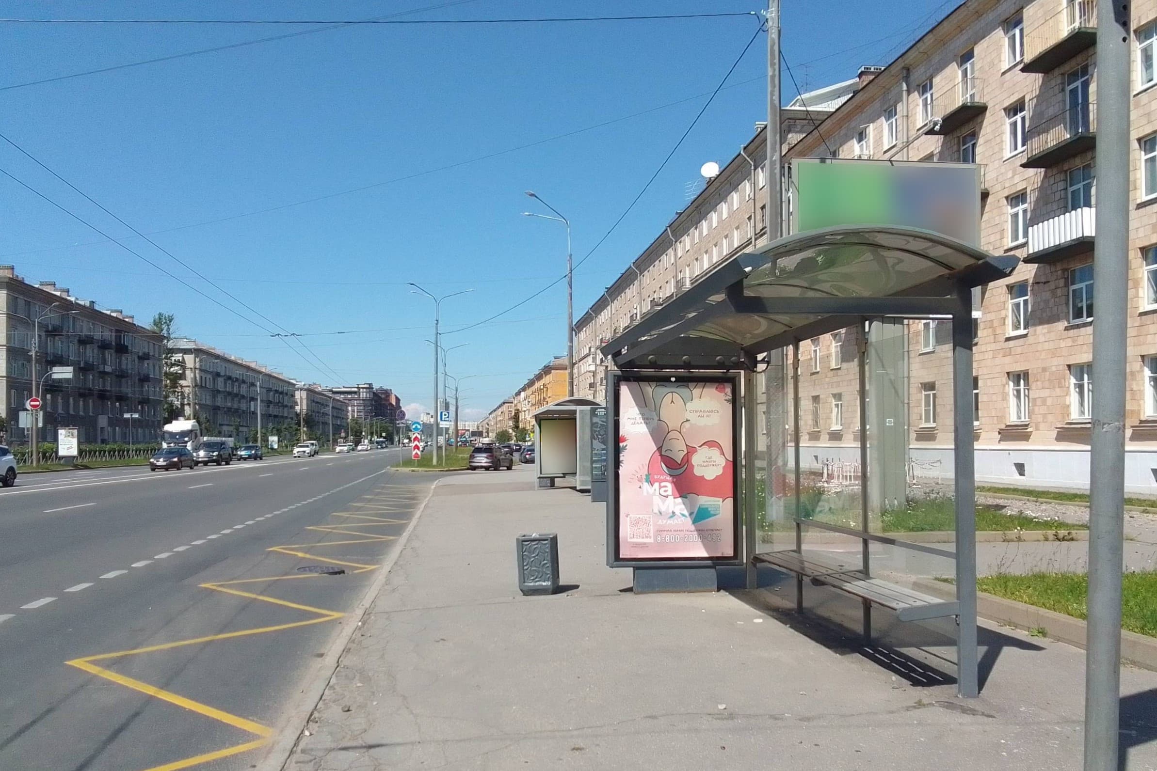 Наличная ул. 19 / Шкиперский проток, уст.1, сторона А Санкт-Петербург. Наличная ул. 19 / Шкиперский проток, уст.1, сторона А