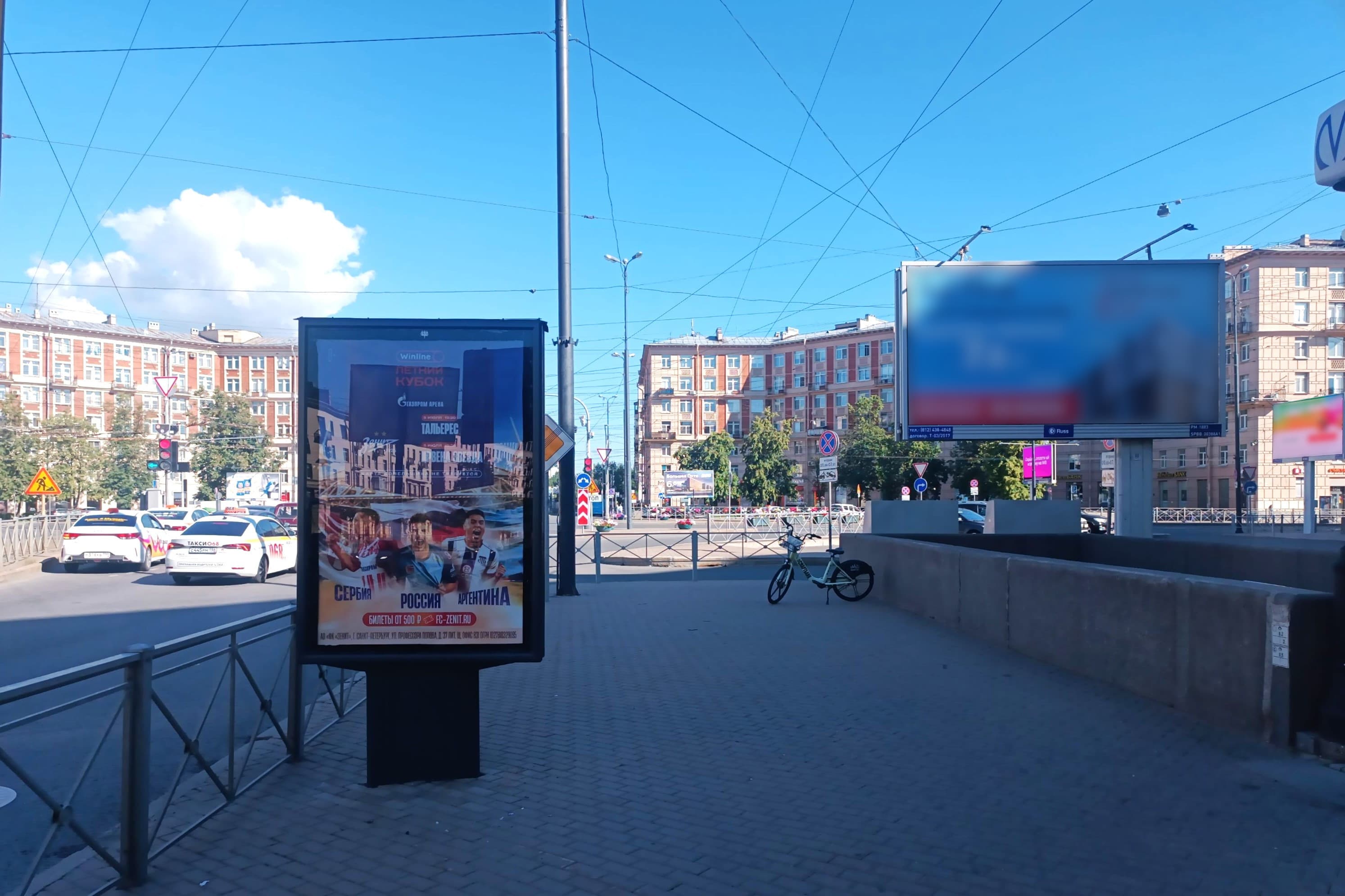 Новочеркасский пр. 28 / Заневская пл. / ст.м. "Новочеркасская", сторона А Санкт-Петербург. Новочеркасский пр. 28 / Заневская пл. / ст.м. "Новочеркасская", сторона А