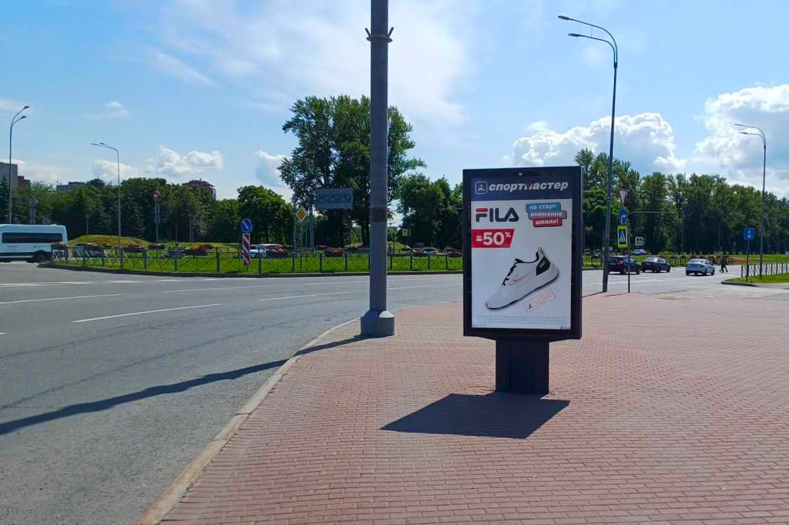 Победы площадь, нечетная сторона, Х с ул. Галстяна, (светофор), сторона А Санкт-Петербург. Победы площадь, нечетная сторона, Х с ул. Галстяна, (светофор), сторона А