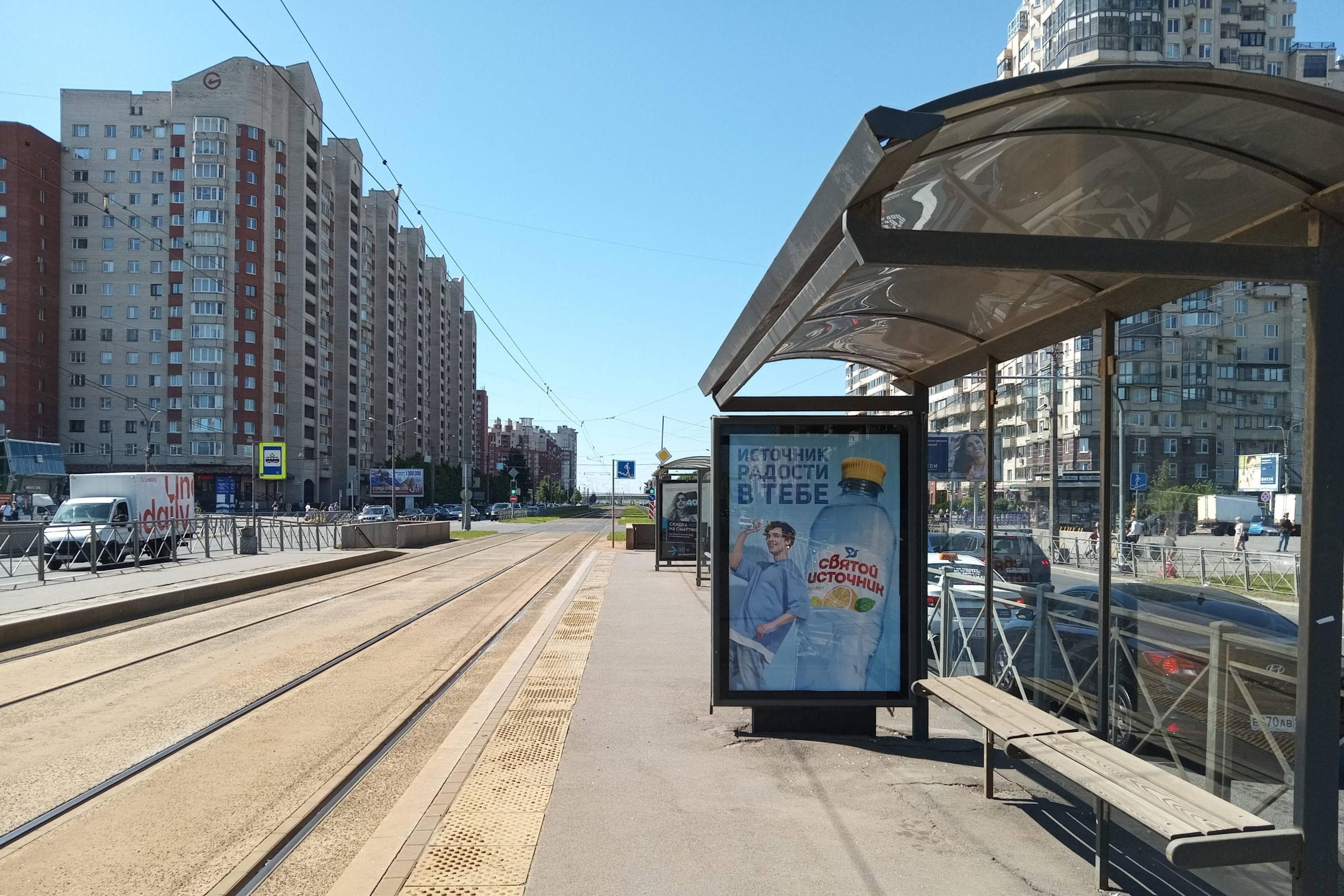 Савушкина ул. 141 напротив - ост. "Станция метро Беговая", (светофор, ТЦ "Атлантик Сити", ТЦ "Меркурий"), сторона А Санкт-Петербург. Савушкина ул. 141 напротив - ост. "Станция метро Беговая", (светофор, ТЦ "Атлантик Сити", ТЦ "Меркурий"), сторона А