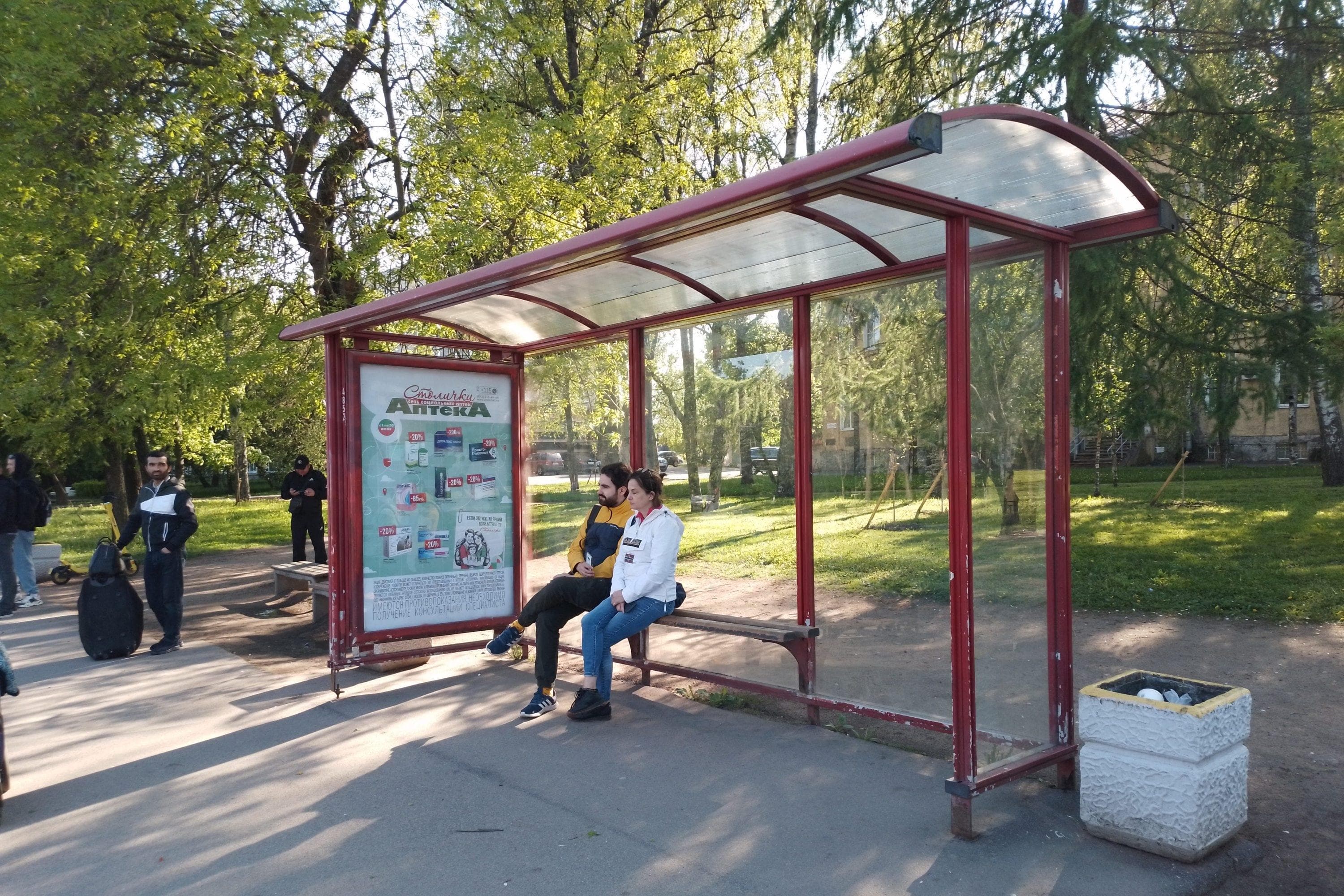 Сестрорецк МО, Володарского ул. 26/2 - ост. "Улица Борисова", сторона А Санкт-Петербург. Сестрорецк МО, Володарского ул. 26/2 - ост. "Улица Борисова", сторона А