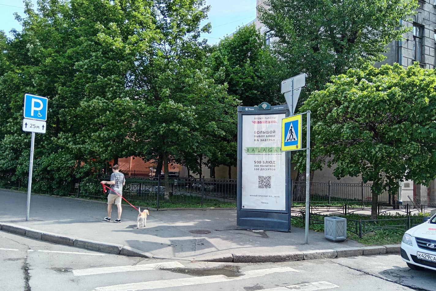 Малый пр. П.С. / Шамшева ул. 17, сторона А Санкт-Петербург. Малый пр. П.С. / Шамшева ул. 17, сторона А
