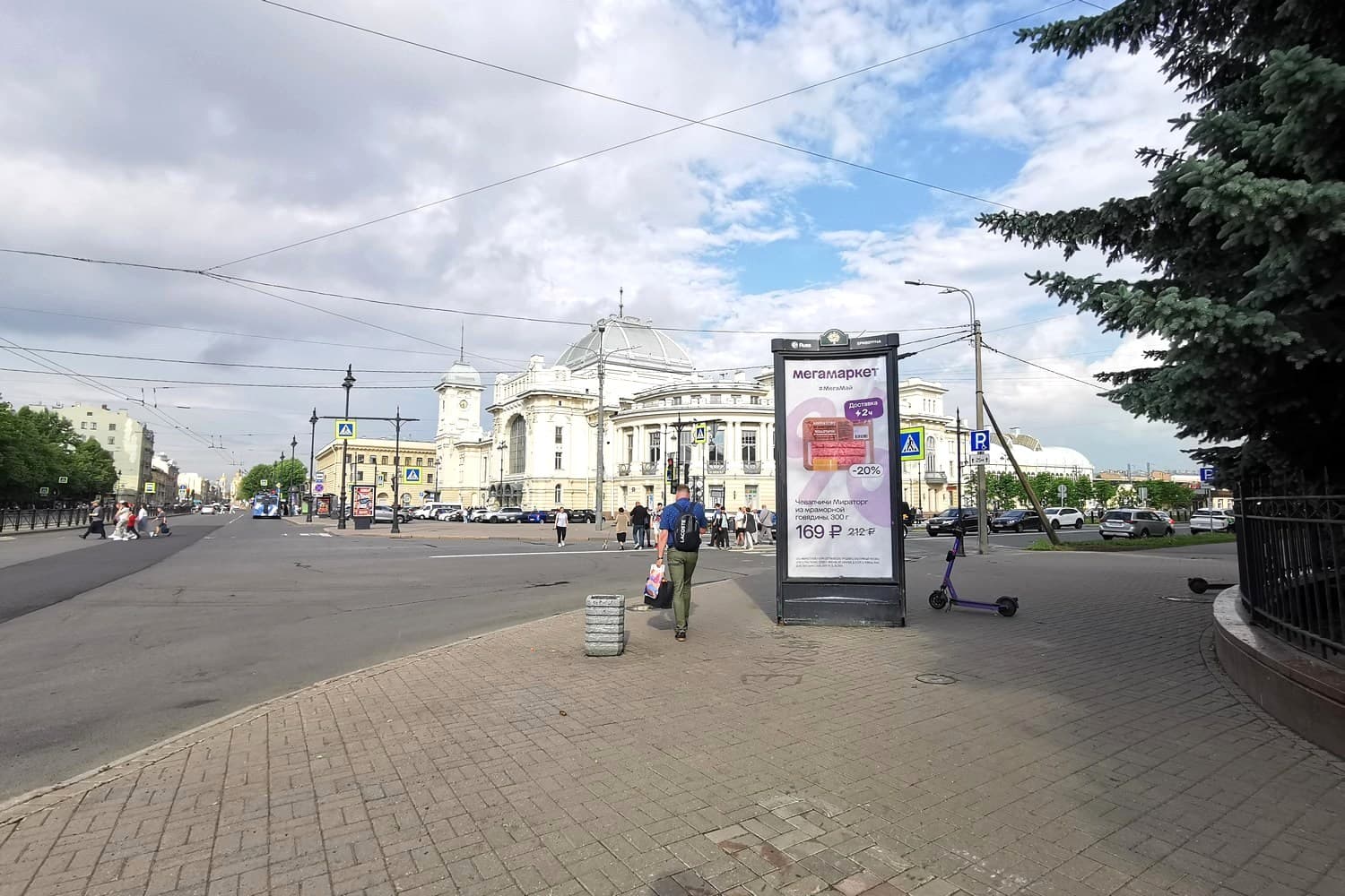 Загородный проспект 54, Х с Введенским каналом, (светофор, м. "Пушкинская"), сторона А Санкт-Петербург. Загородный проспект 54, Х с Введенским каналом, (светофор, м. "Пушкинская"), сторона А