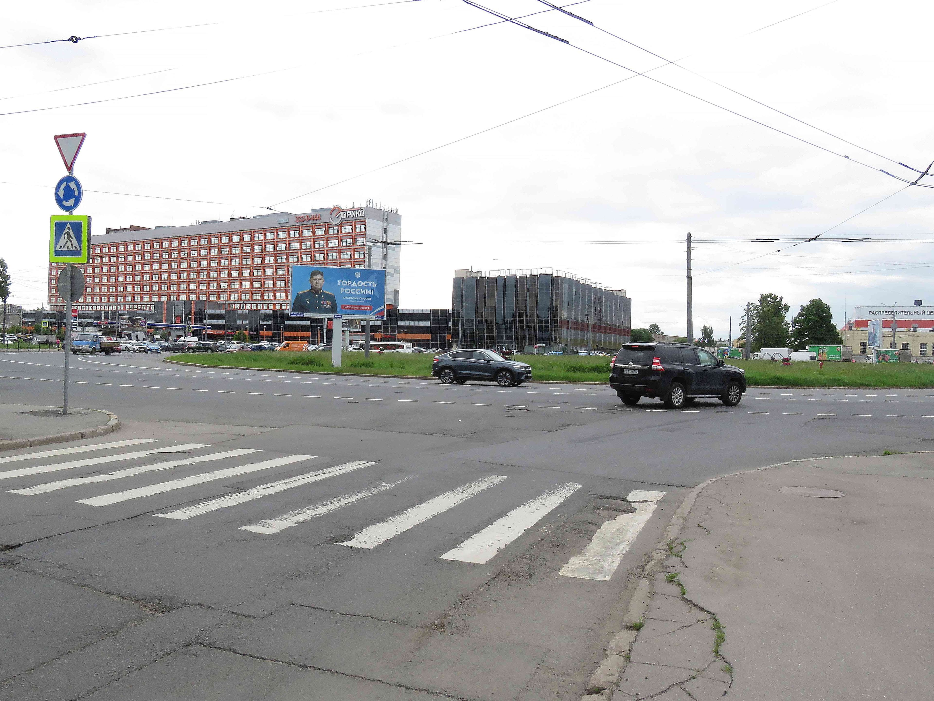 Бехтерева площадь, ЦРП, до Х с ул. Бехтерева, (светофор), сторона А1 Санкт-Петербург. Бехтерева площадь, ЦРП, до Х с ул. Бехтерева, (светофор), сторона А1