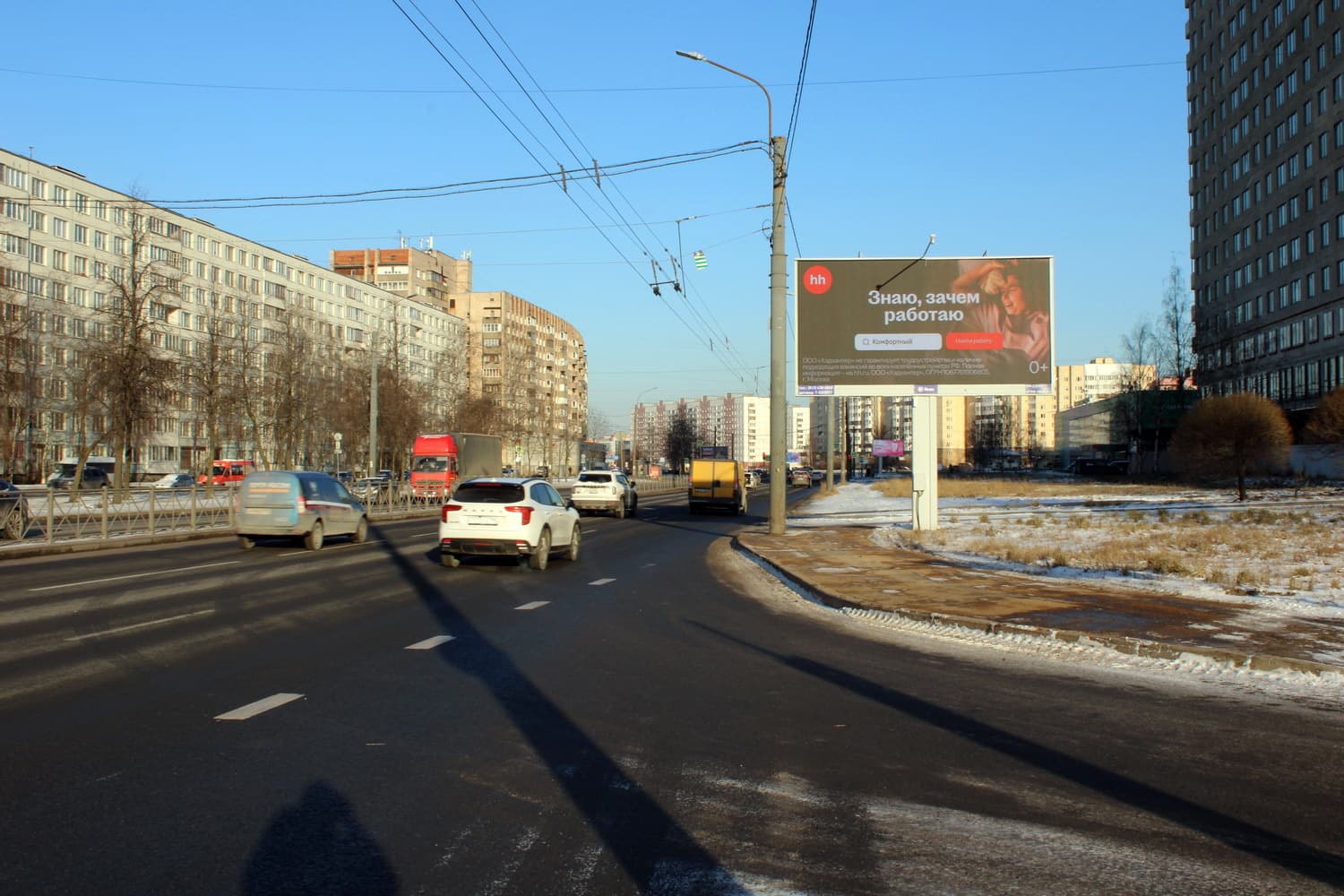 Большевиков пр. 39 к. 2, напротив / АЗС "Neste" (к Крыленко ул.), сторона А1 Санкт-Петербург. Большевиков пр. 39 к. 2, напротив / АЗС "Neste" (к Крыленко ул.), сторона А1