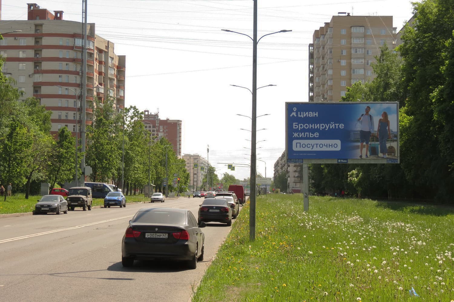 Искровский пр. 25 (от Дыбенко ул.), сторона А Санкт-Петербург. Искровский пр. 25 (от Дыбенко ул.), сторона А