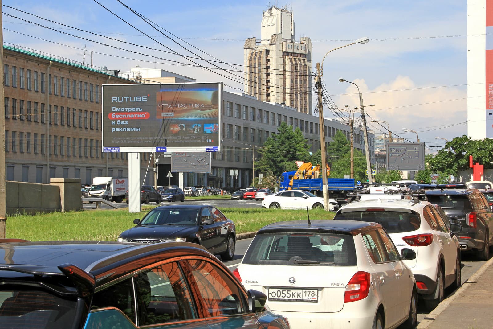 shit 3x6 Реклама 3x6 по адресу Кантемировская ул. 3 к.1 / Кантемировский мост (съезд с моста) DIGITAL