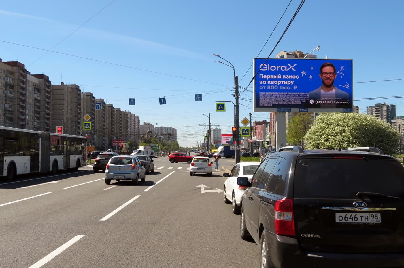 Коллонтай ул. 23 к.1, напротив / Российский пр. / Ледовый Дворец (в центр) DIGITAL, сторона А1 Санкт-Петербург. Коллонтай ул. 23 к.1, напротив / Российский пр. / Ледовый Дворец (в центр) DIGITAL, сторона А1