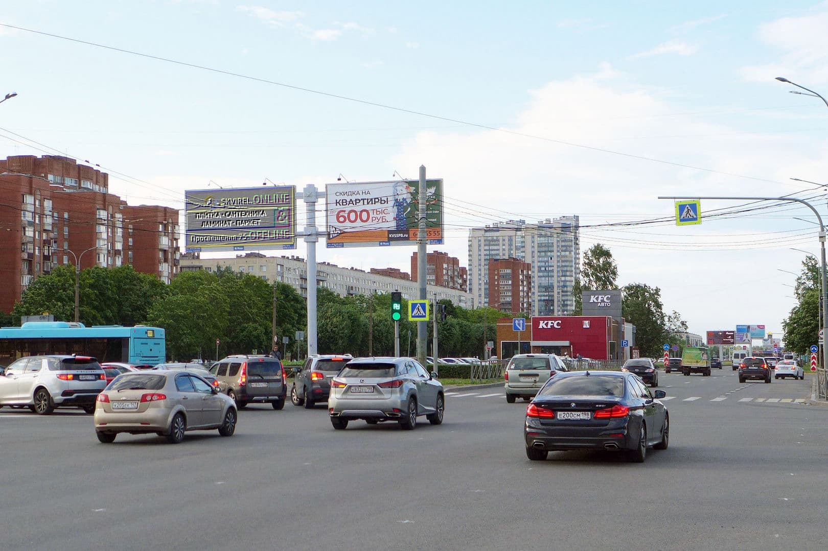 shit 3x6 Реклама 3x6 по адресу Культуры пр. / Луначарского пр. 76 к.2 (р/п из центра)