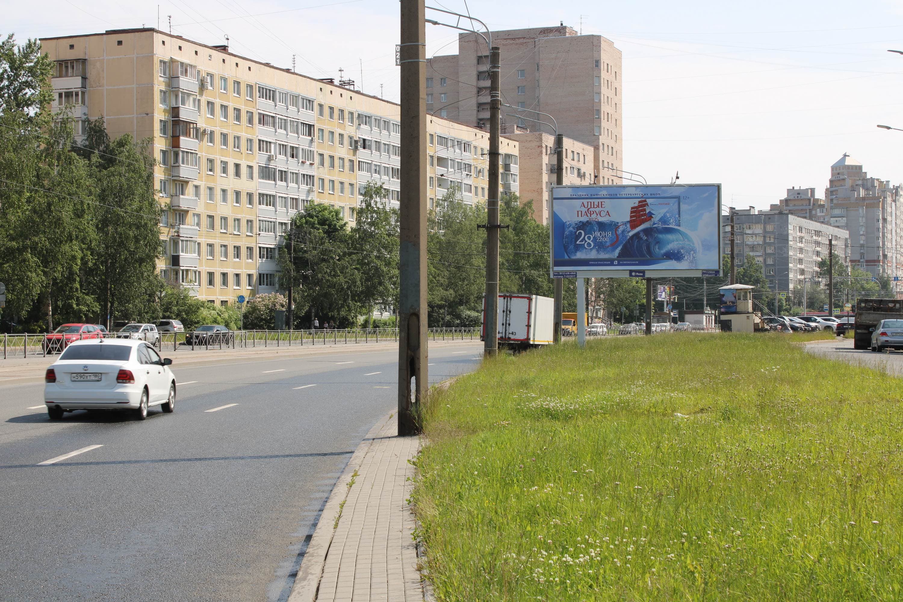 Луначарского проспект 7к1, сторона А Санкт-Петербург. Луначарского проспект 7к1, сторона А