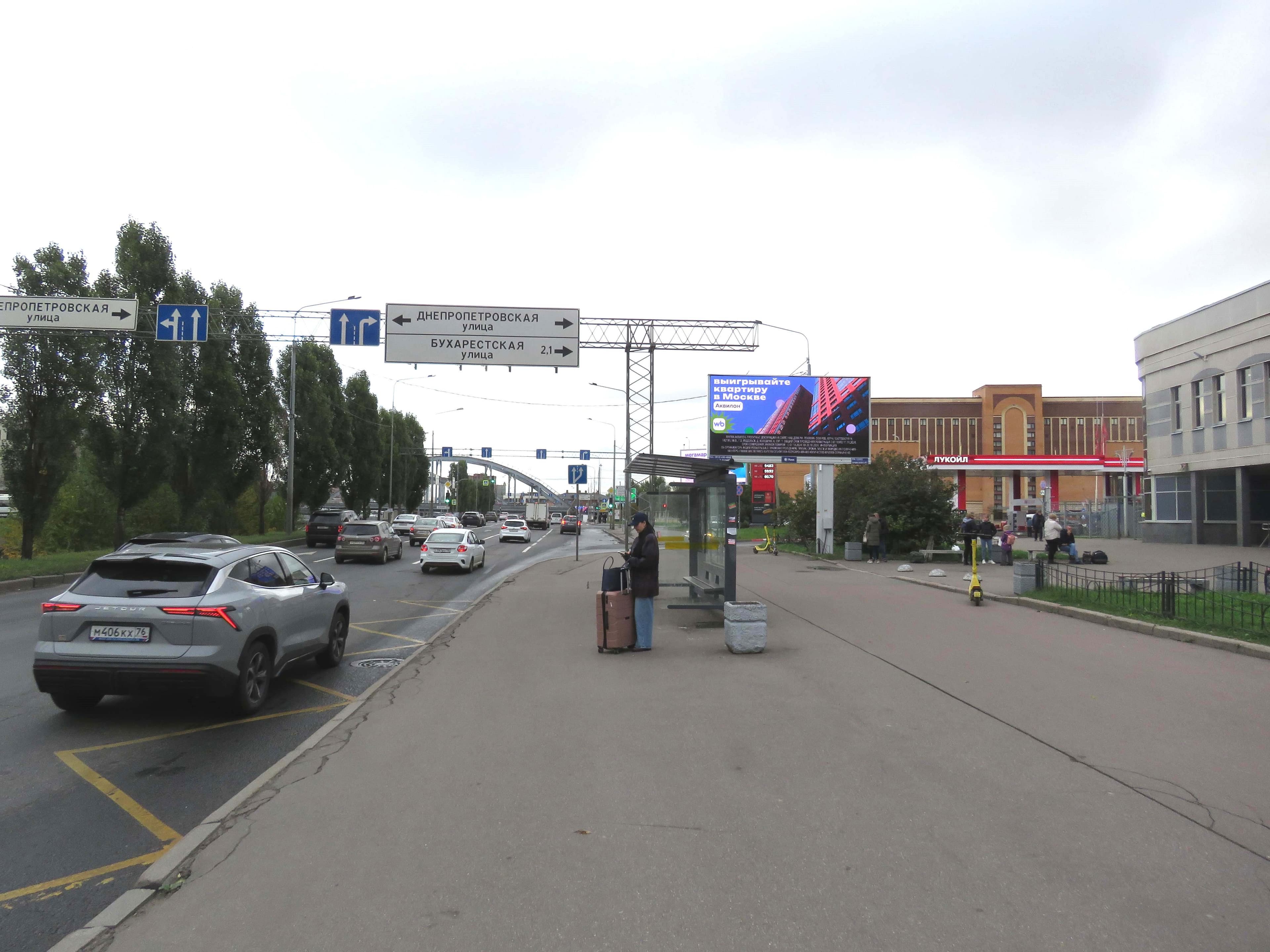 Обводного канала наб. 36 / Автовокзал (к Неве), сторона А1 Санкт-Петербург. Обводного канала наб. 36 / Автовокзал (к Неве), сторона А1