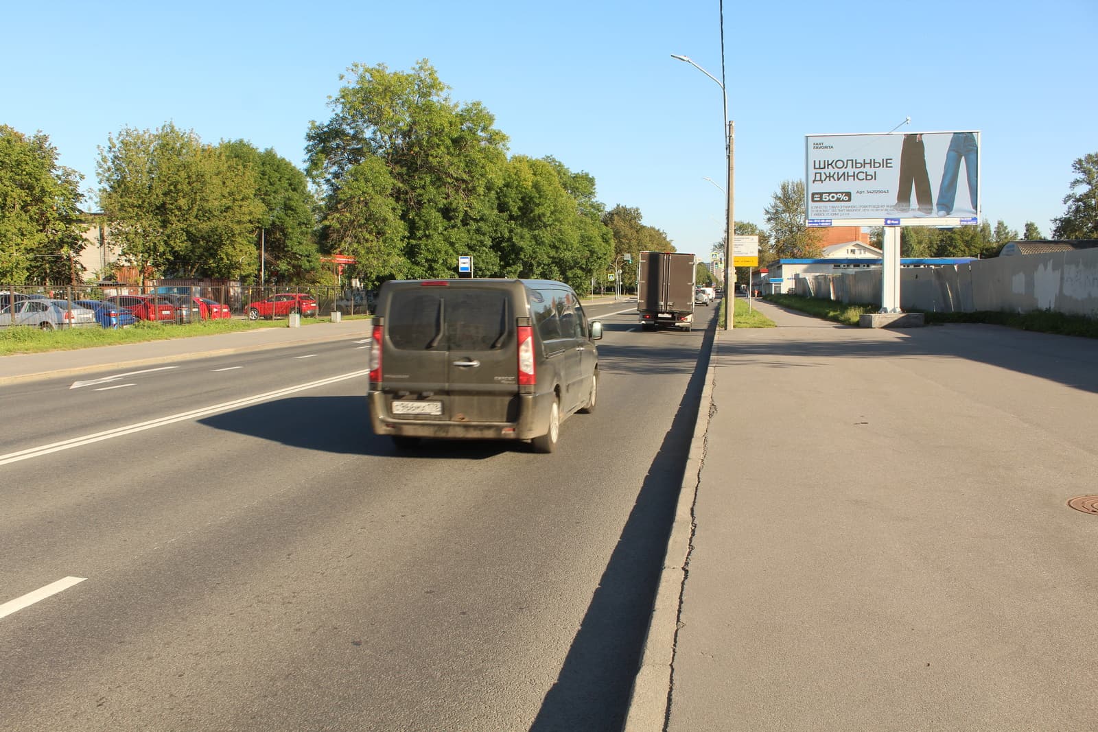 Полюстровский проспект 32В, до Х с ул. Замшина, (светофор), сторона А1 Санкт-Петербург. Полюстровский проспект 32В, до Х с ул. Замшина, (светофор), сторона А1