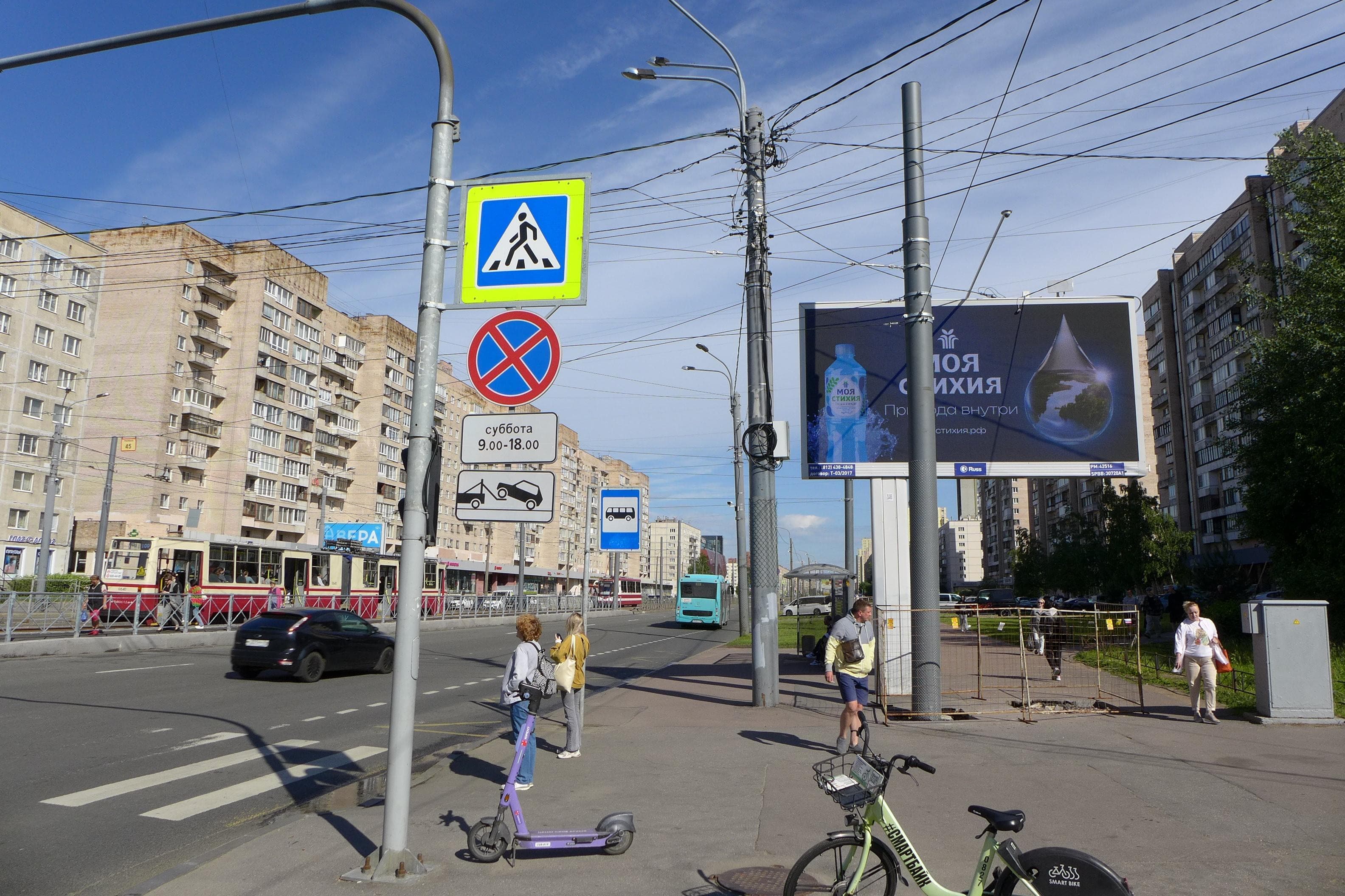 Просвещения пр. / Светлановский пр., 107 DIGITAL (обзор ограничен), сторона А1 Санкт-Петербург. Просвещения пр. / Светлановский пр., 107 DIGITAL (обзор ограничен), сторона А1