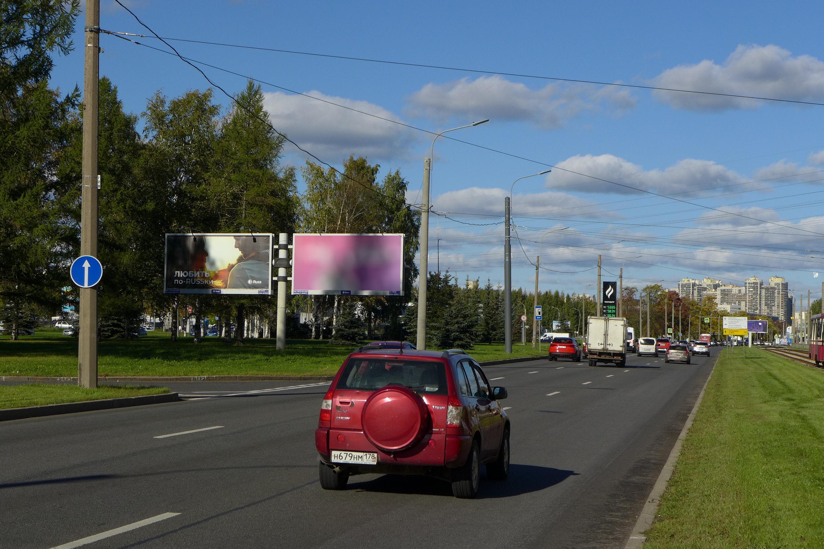 Руставели пр., д. 37 у АЗС Neste, левый, к Сев. Пр., сторона А1 Санкт-Петербург. Руставели пр., д. 37 у АЗС Neste, левый, к Сев. Пр., сторона А1