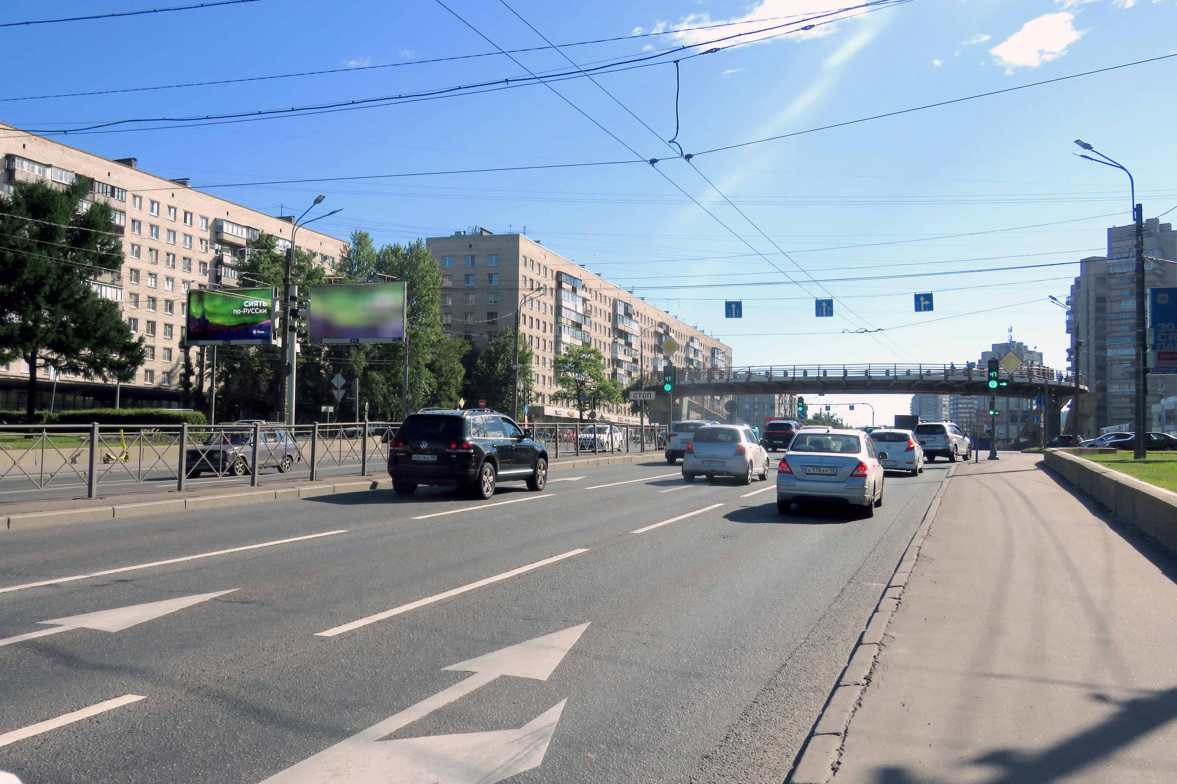 Славы пр. 2 / Белградская ул. / левый только ВИНИЛ, сторона Б1 Санкт-Петербург. Славы пр. 2 / Белградская ул. / левый только ВИНИЛ, сторона Б1