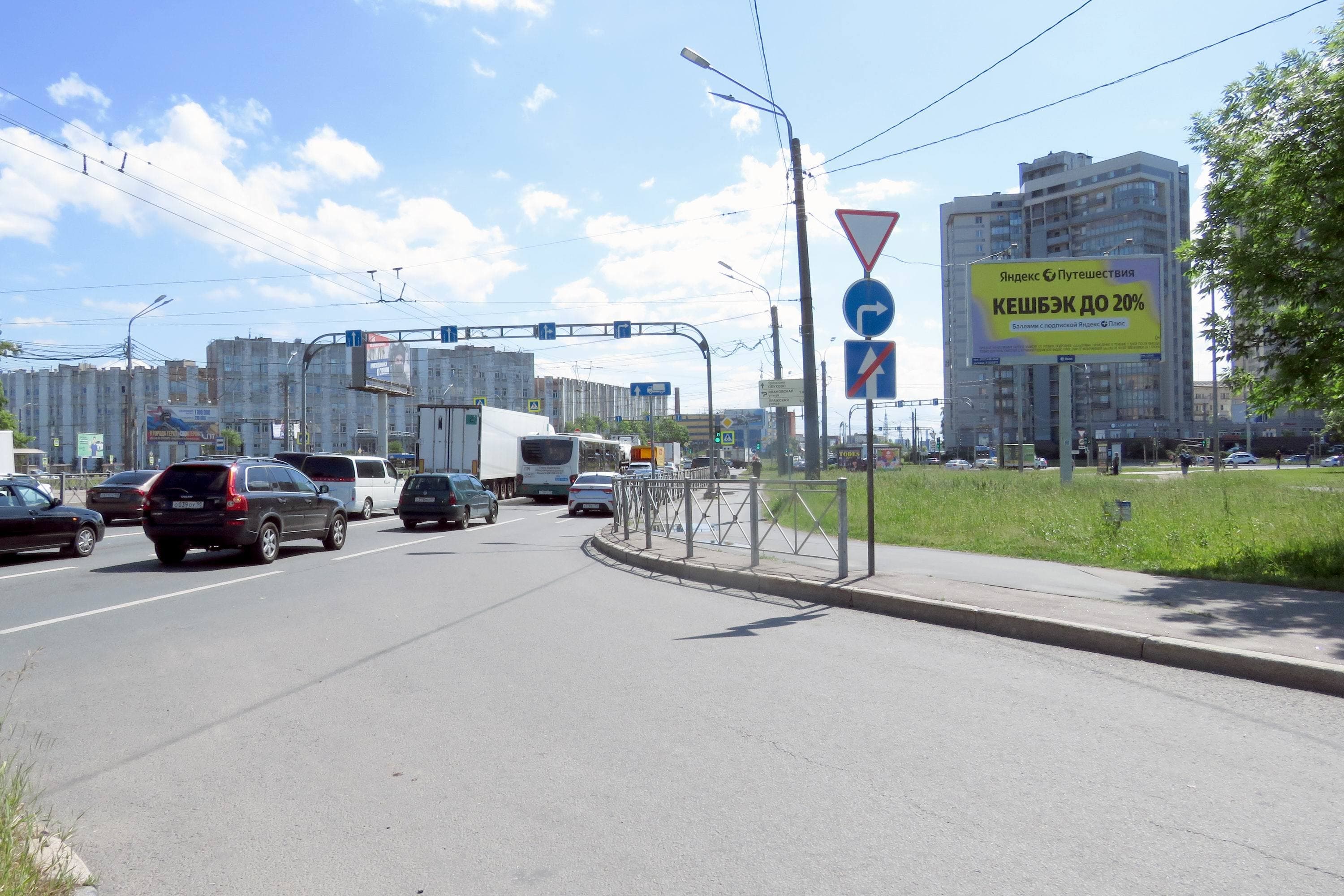Софийская ул., д. 50, напротив, сторона А1 Санкт-Петербург. Софийская ул., д. 50, напротив, сторона А1