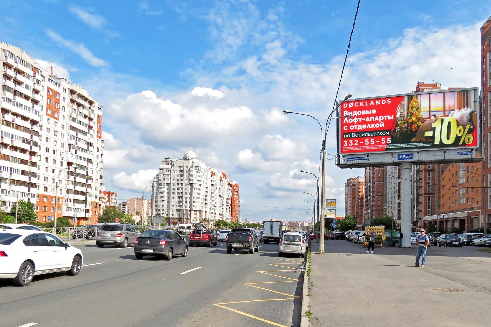 Богатырский проспект 26, Х с ул. Стародеревенская, (светофор), сторона А Санкт-Петербург. Богатырский проспект 26, Х с ул. Стародеревенская, (светофор), сторона А