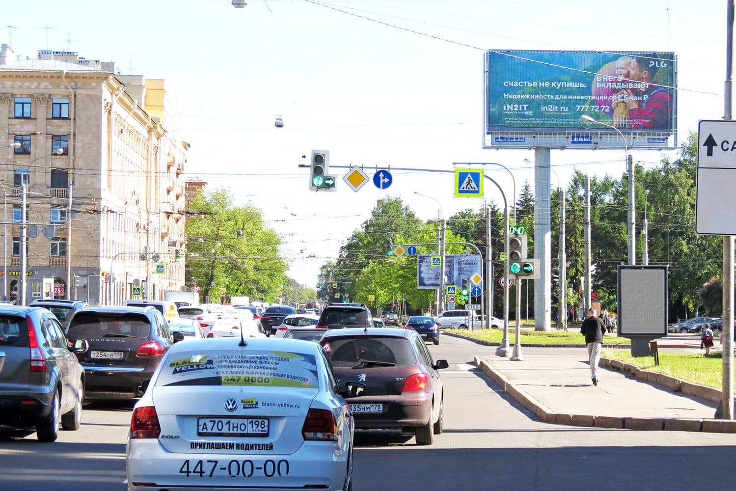 shit 3x6 Реклама big по адресу Энгельса пр. / Светлановская пл. (в центр) ПРИЗМАВИЖН