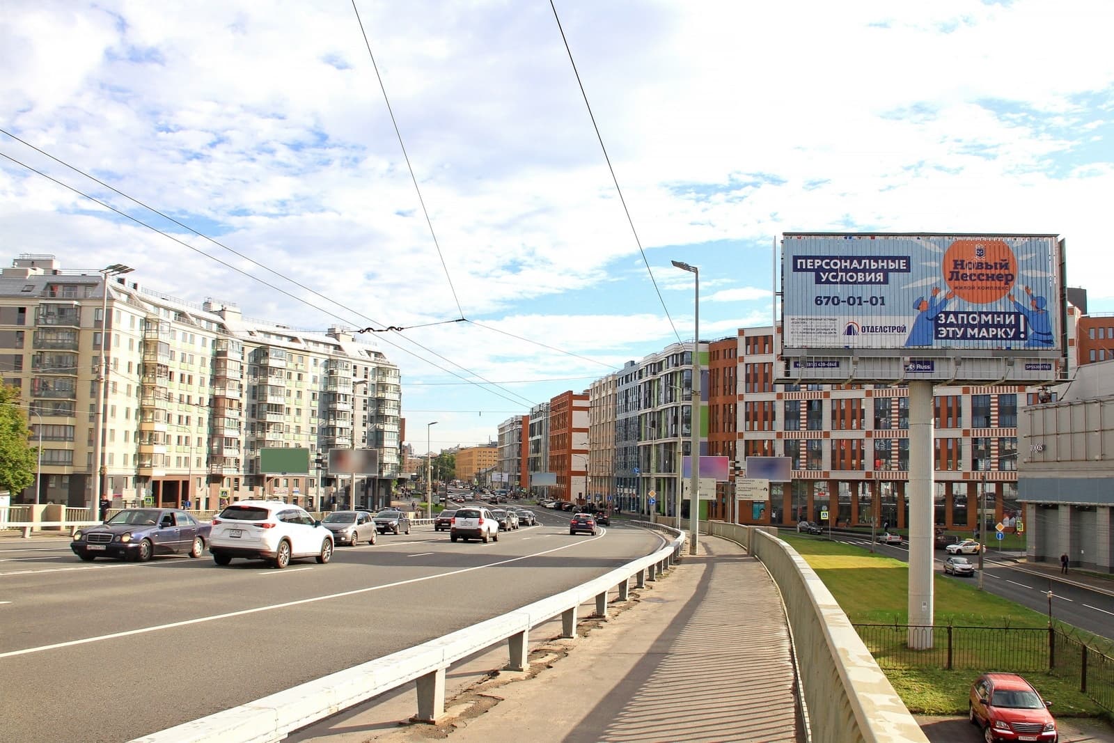 shit 3x6 Реклама big по адресу Медиков пр./Кантемировский мост, от моста (призма)