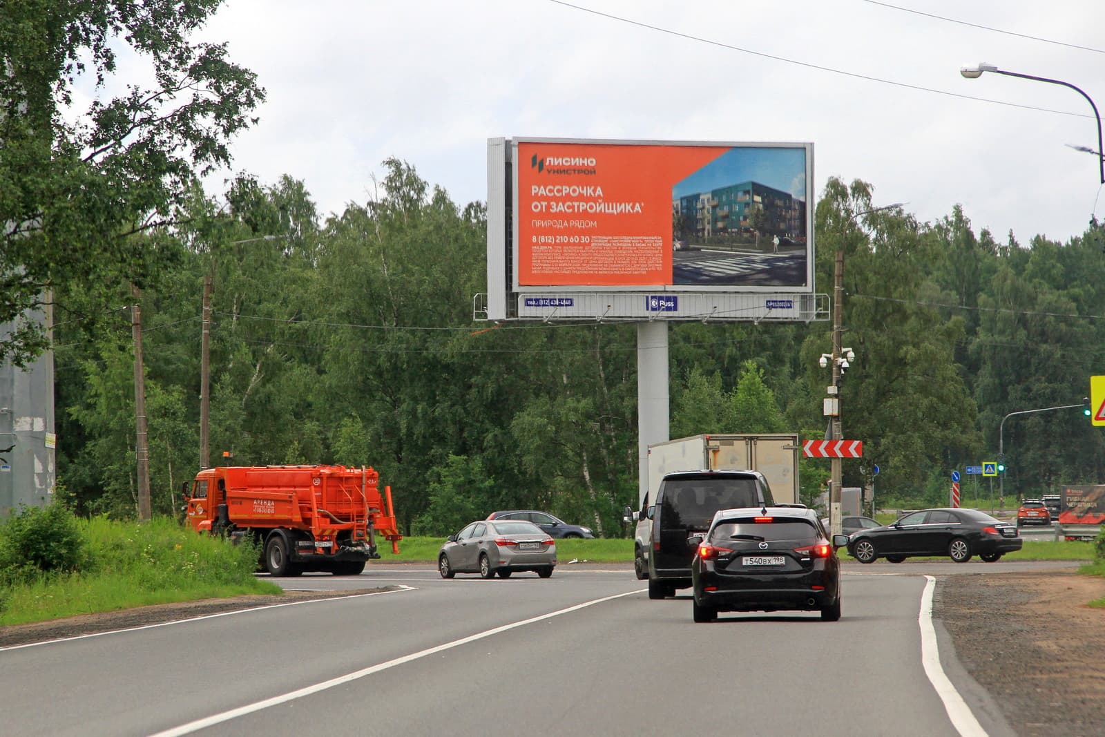 Приморское шоссе 359, ЦРП, Х с Зеленогорским шоссе, сторона А1 Санкт-Петербург. Приморское шоссе 359, ЦРП, Х с Зеленогорским шоссе, сторона А1