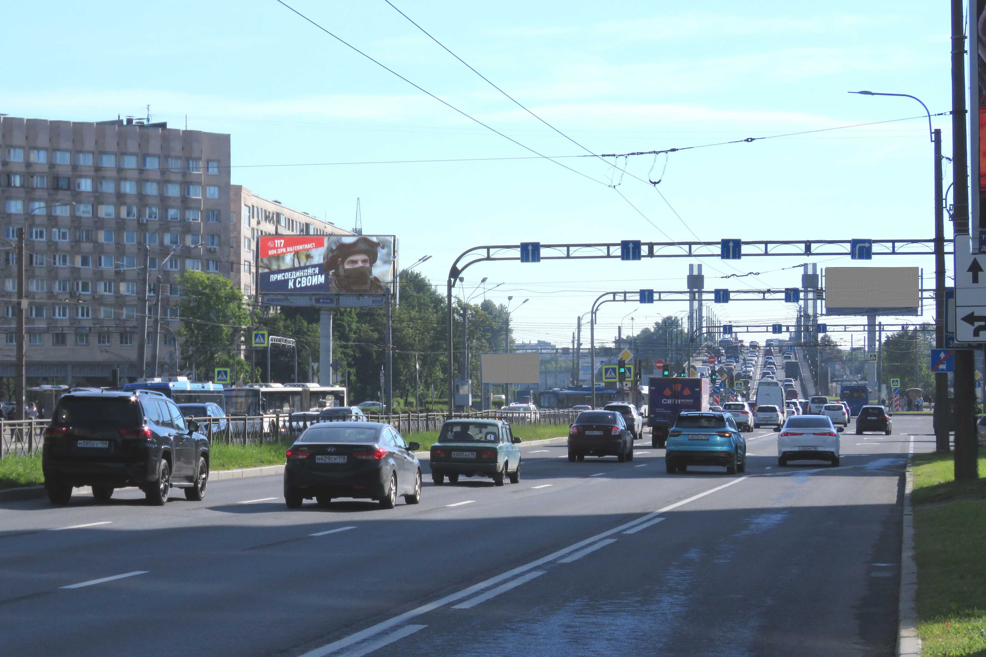 shit 3x6 Реклама big по адресу Славы пр. / Софийская ул. / к Московскому пр.