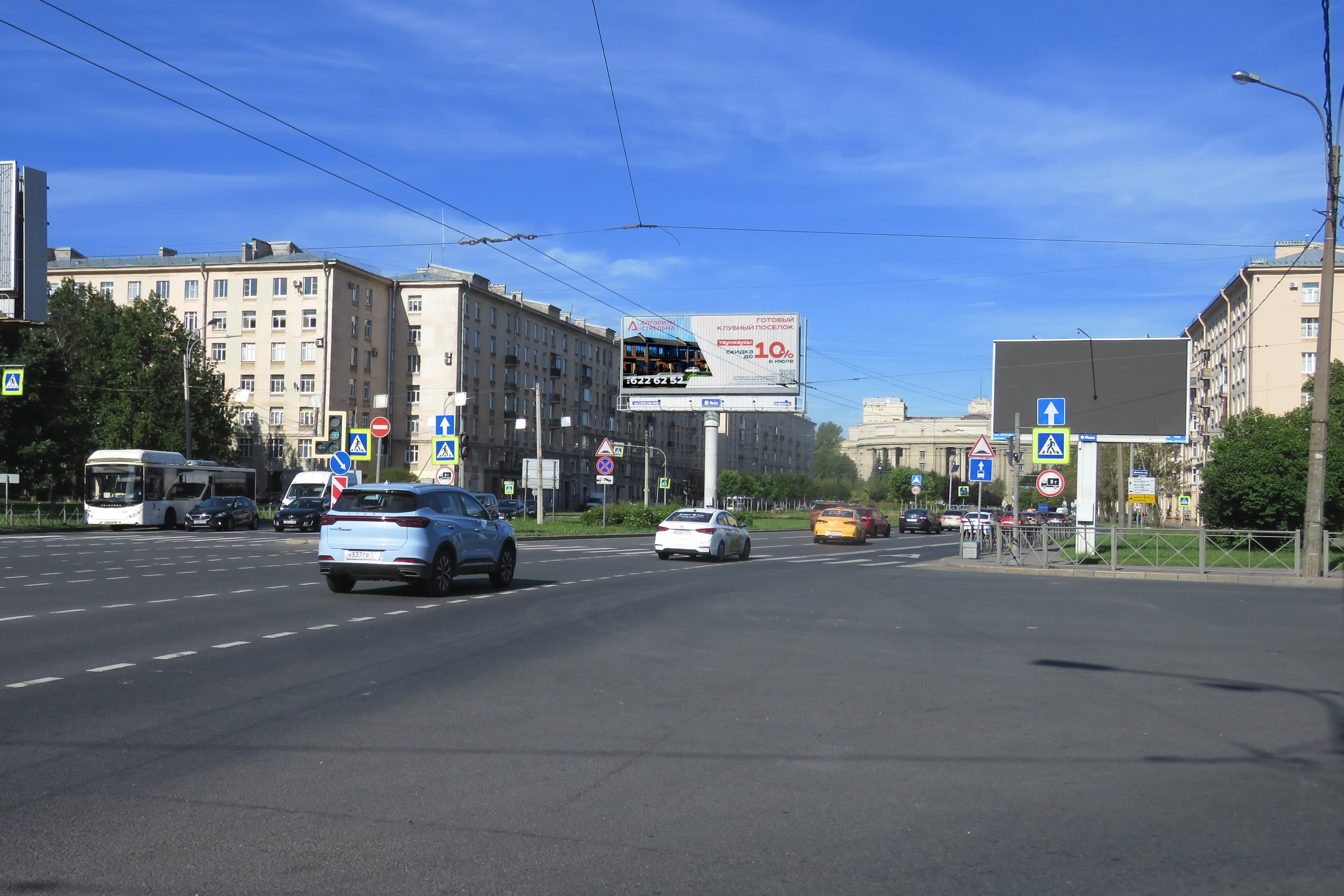 shit 3x6 Реклама big по адресу Типанова ул. 19 / Юрия Гагарина пр. (к Московскому пр.) ПРИЗМАВИЖН