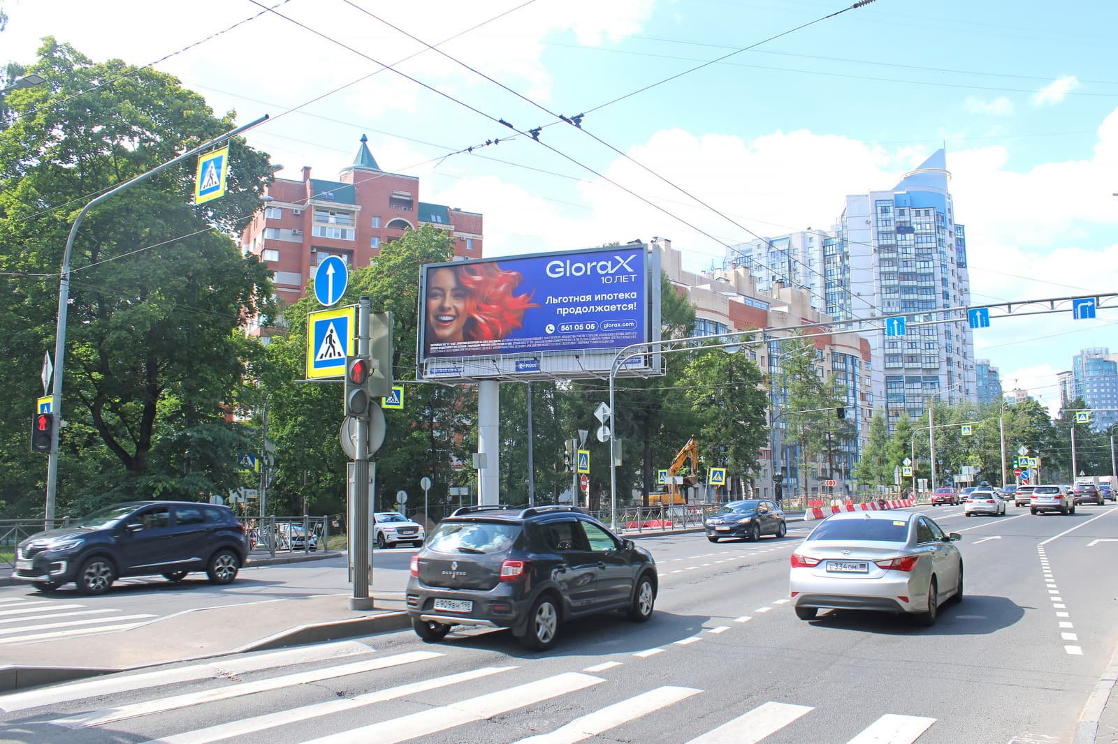 shit 3x6 Реклама big по адресу Тореза пр. / Рашетова ул. (из центра)