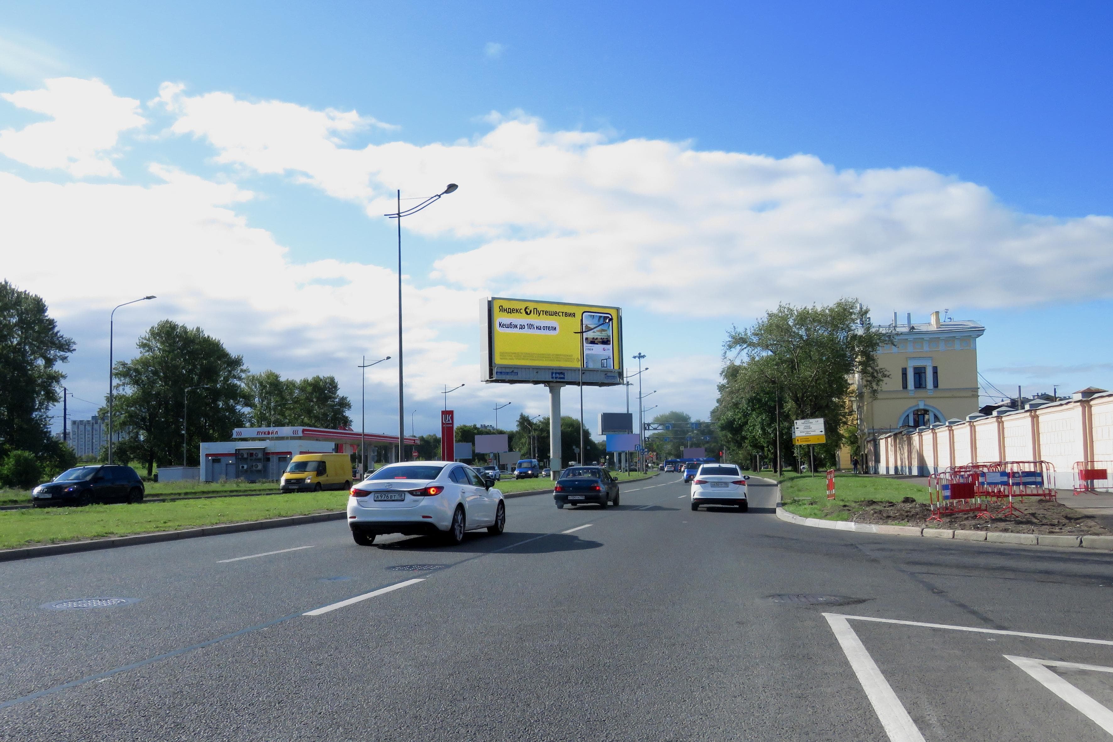 shit 3x6 Реклама big по адресу Витебский пр. 9 / Рощинская ул. (р/п из центра)