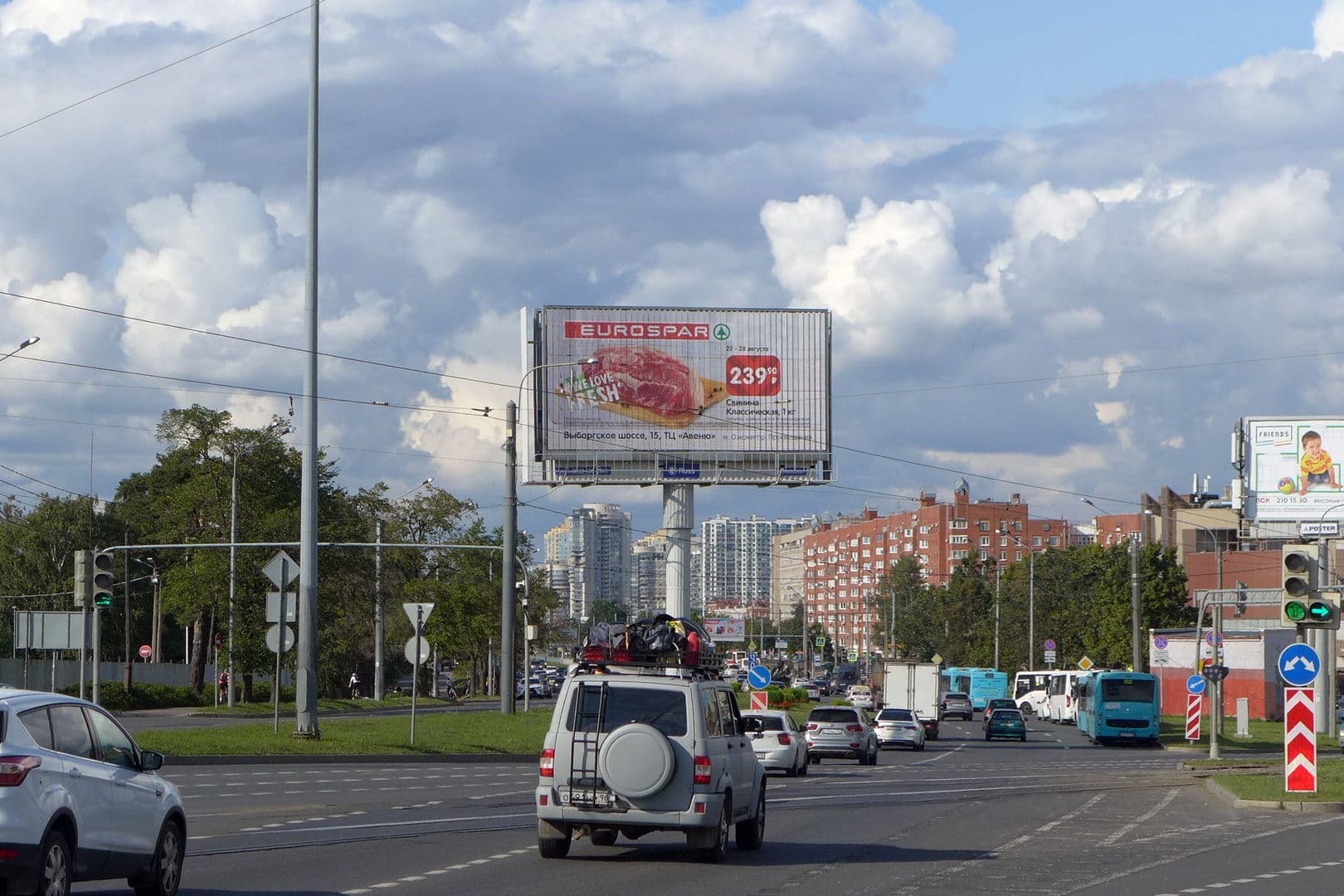 shit 3x6 Реклама big по адресу Выборгское ш. 4 / Энгельса пр. (из города) ПРИЗМАВИЖН 10х5