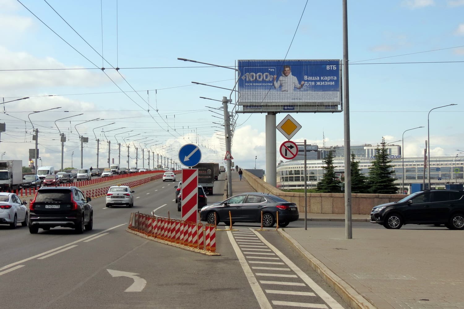 shit 3x6 Реклама big по адресу Заневский пр. 4, напротив / заезд на мост А. Невского (в центр) ПРИЗМАВИЖН