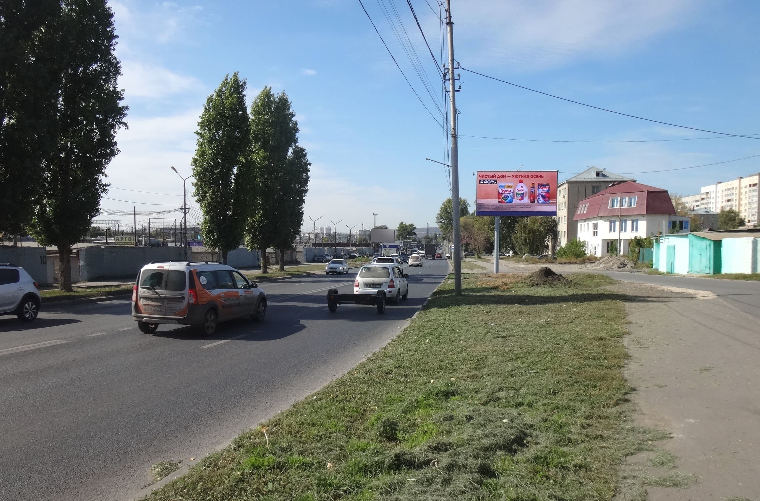 Ново-Астраханское шоссе, 31, 120 м до Х с Артельным проездом 7-м, (светофор), сторона А1 Саратов. Ново-Астраханское шоссе, 31, 120 м до Х с Артельным проездом 7-м, (светофор), сторона А1