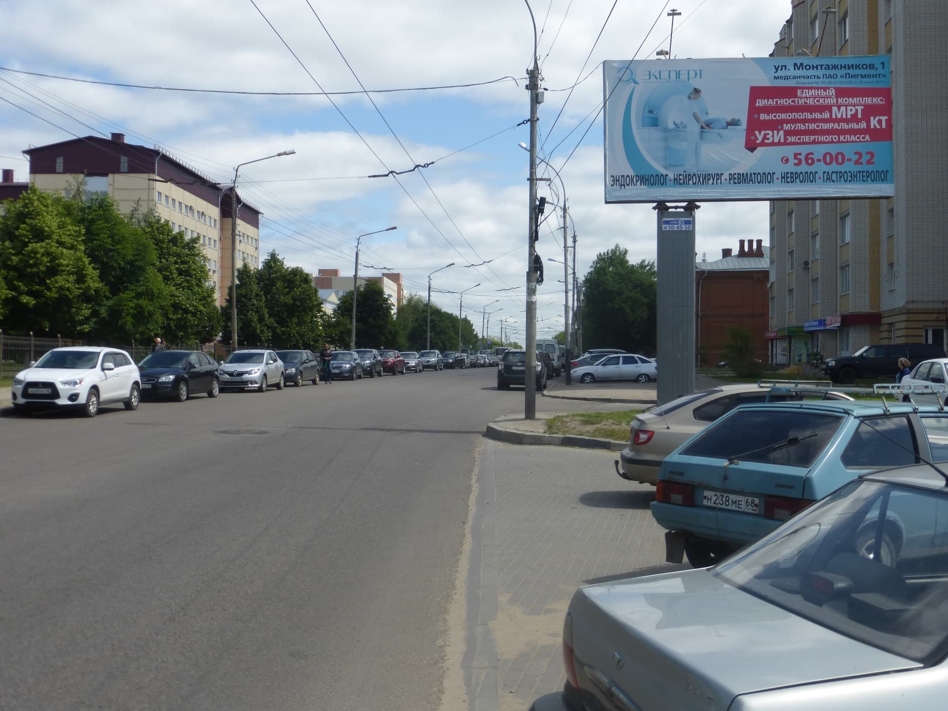 Московская ул. 52Ак3, сторона А Тамбов. Московская ул. 52Ак3, сторона А