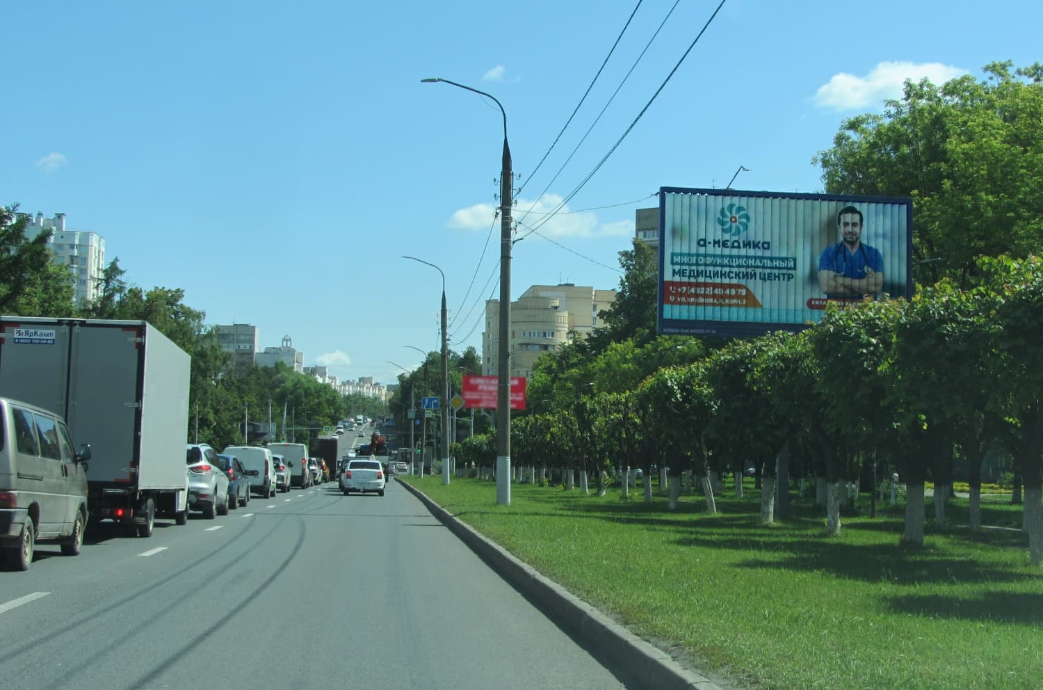 shit 3x6 Реклама 3x6 по адресу Московское ш. / 150 м до ул. Верхняя Дуброва, въезд со стороны Москвы (призма)