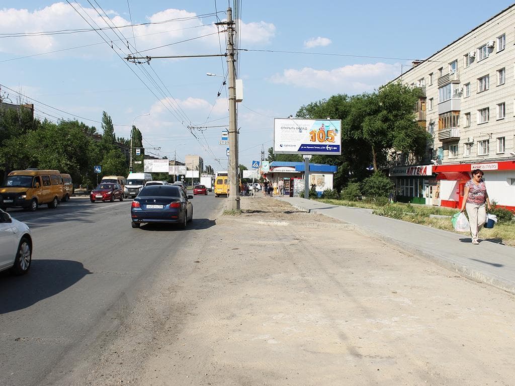 Маршала Еременко ул. / Хользунова ул. (в 430м от пересечения, ост Медтехника), сторона А Волгоград. Маршала Еременко ул. / Хользунова ул. (в 430м от пересечения, ост Медтехника), сторона А