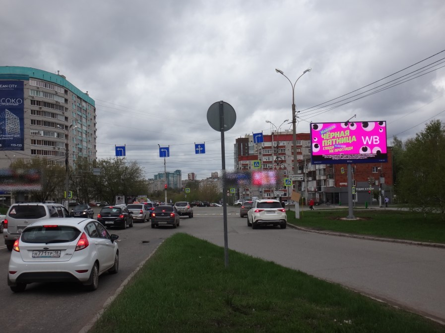 Реклама 3x6 по адресу 10 лет Октября ул. Х Пушкинская ул. (Digital)_Запрет на размещение динамичных роликов на экранах