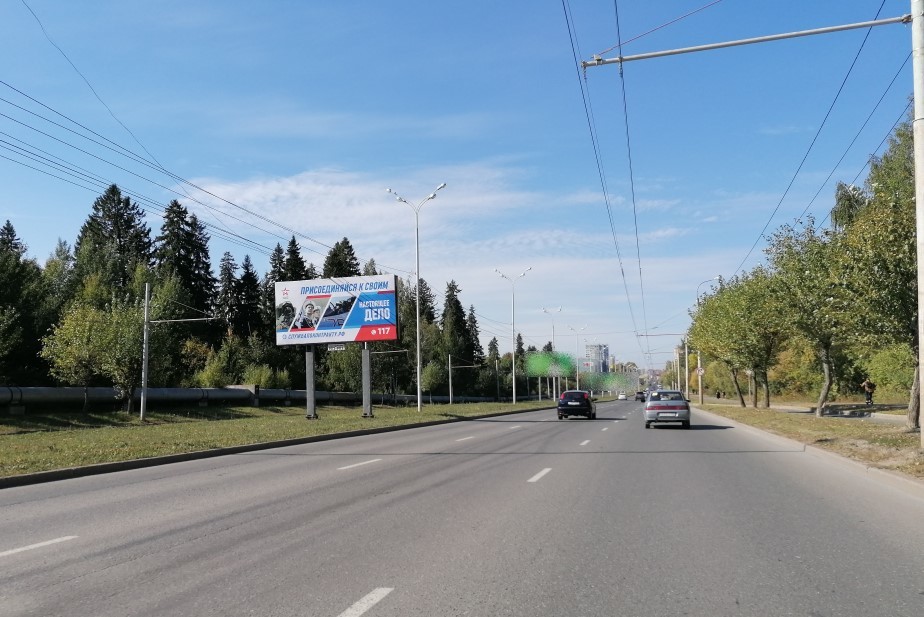 Реклама 3x6 по адресу 10 лет Октября ул., црп (н-в ЖК "Покровский")