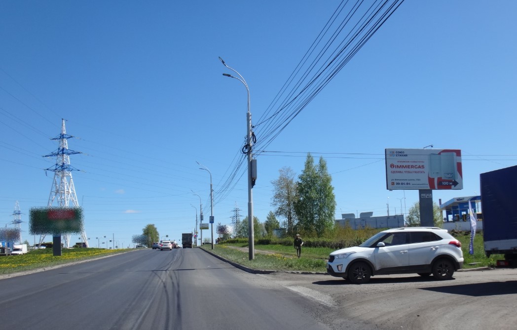Реклама 3x6 по адресу Воткинское шоссе ул., (н-в базы "3 банана")
