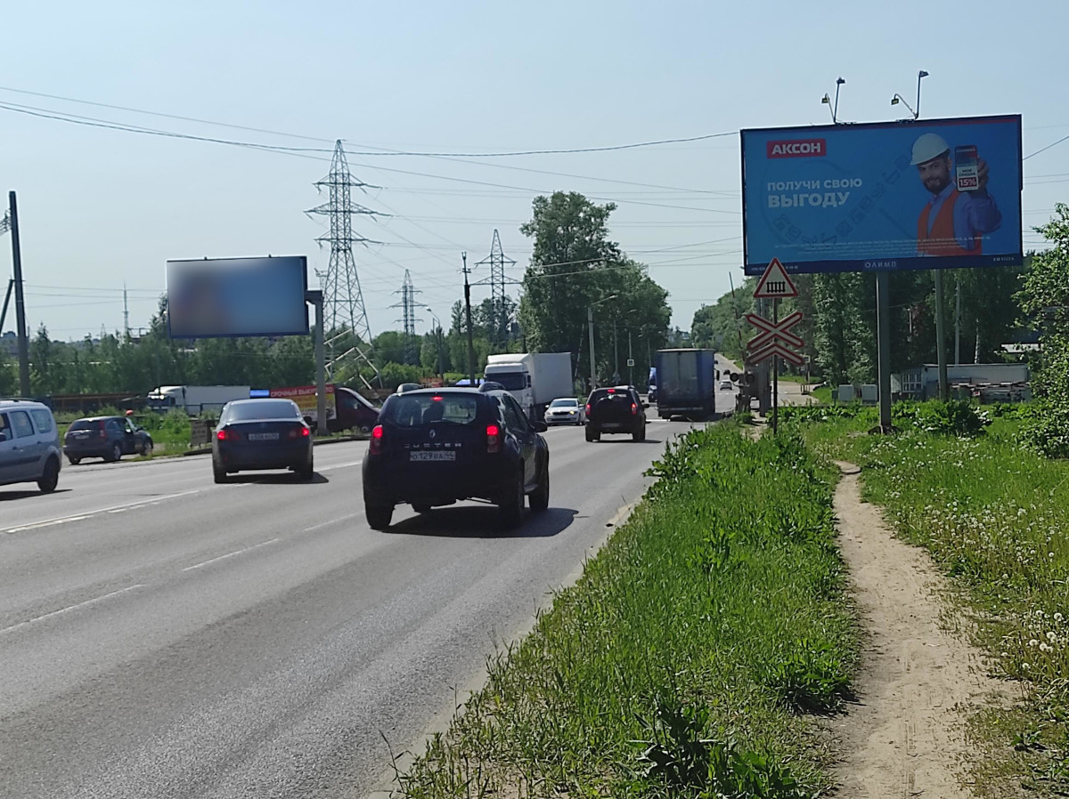 Реклама 3x6 по адресу Галичская ул., ж/д переезд, поз. 1