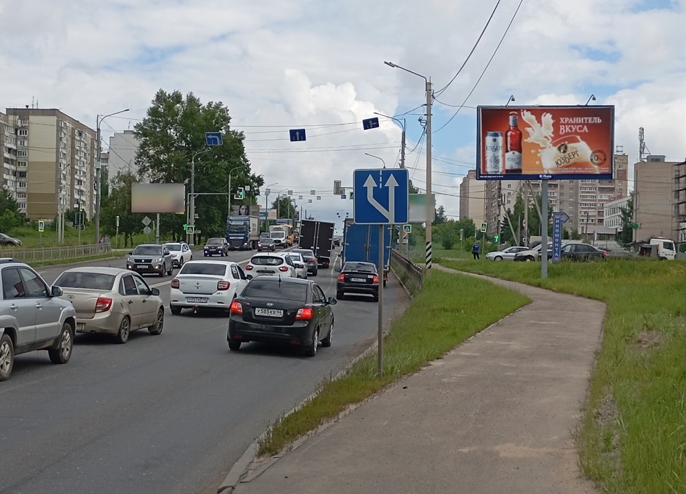 Реклама 3x6 по адресу Магистральная ул. / Радиозаводская ул. (напротив Автолиги)