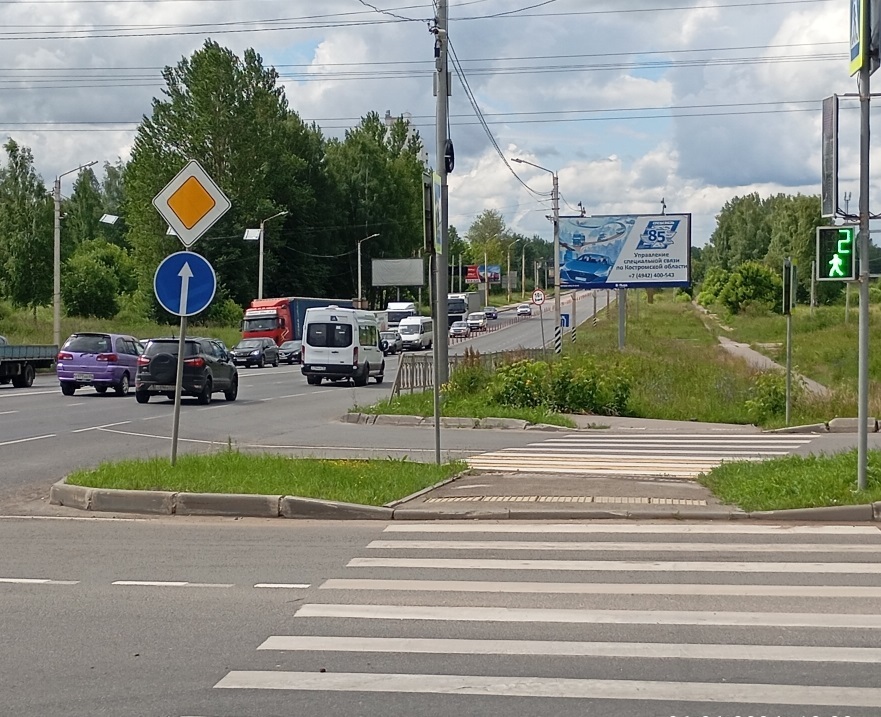 Реклама 3x6 по адресу Магистральная ул. / Радиозаводская ул. (напротив кафе Алегрия)