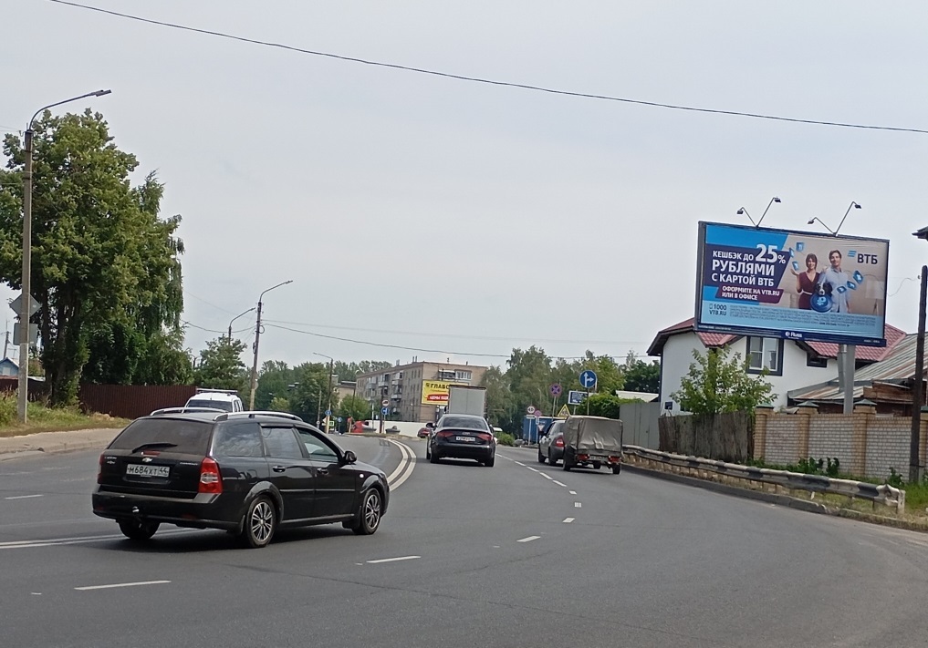 Реклама 3x6 по адресу Северной Правды ул. / Калинина ул.