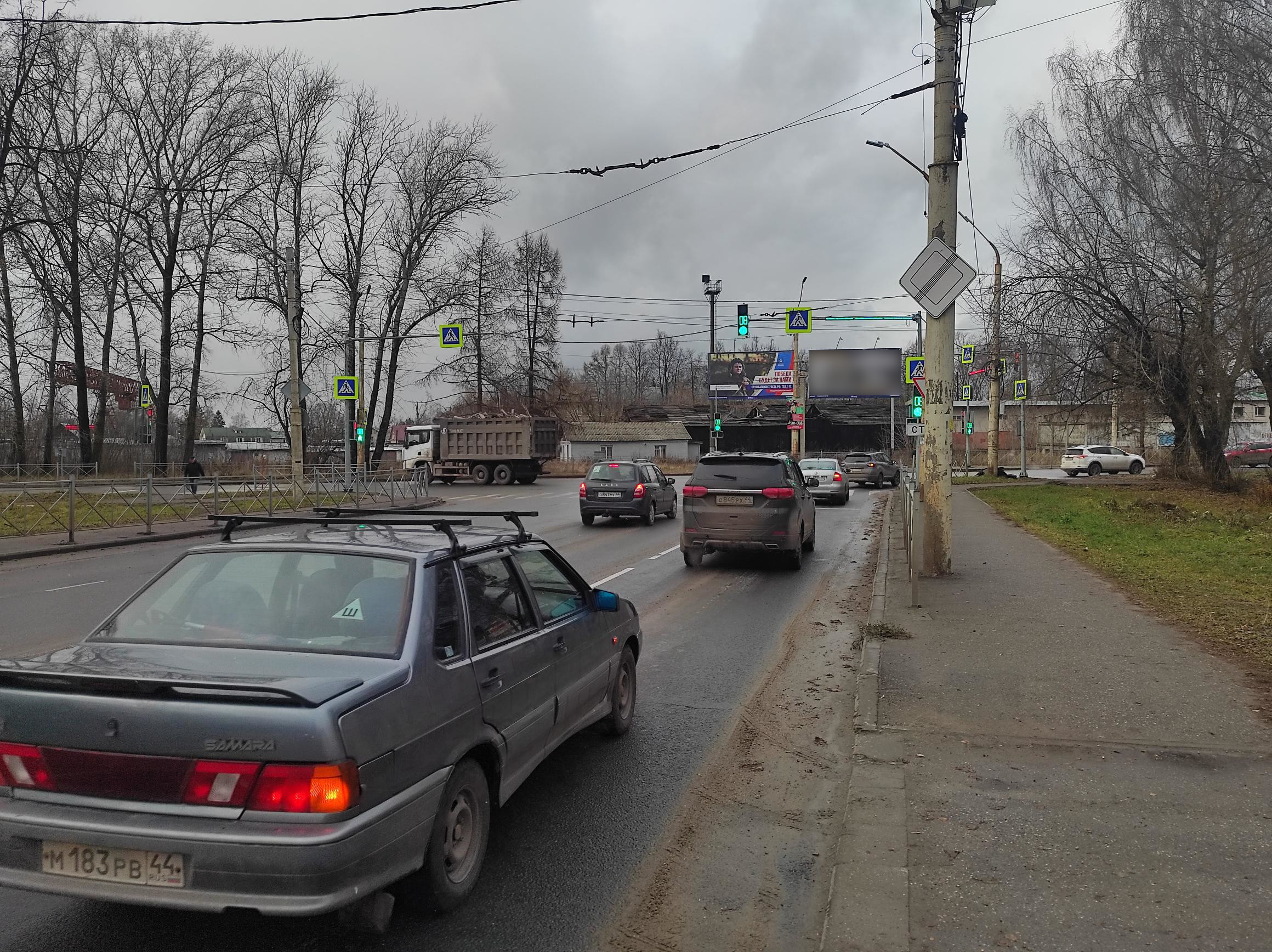 Реклама 3x6 по адресу Ярославская ул. / Заволжская ул.