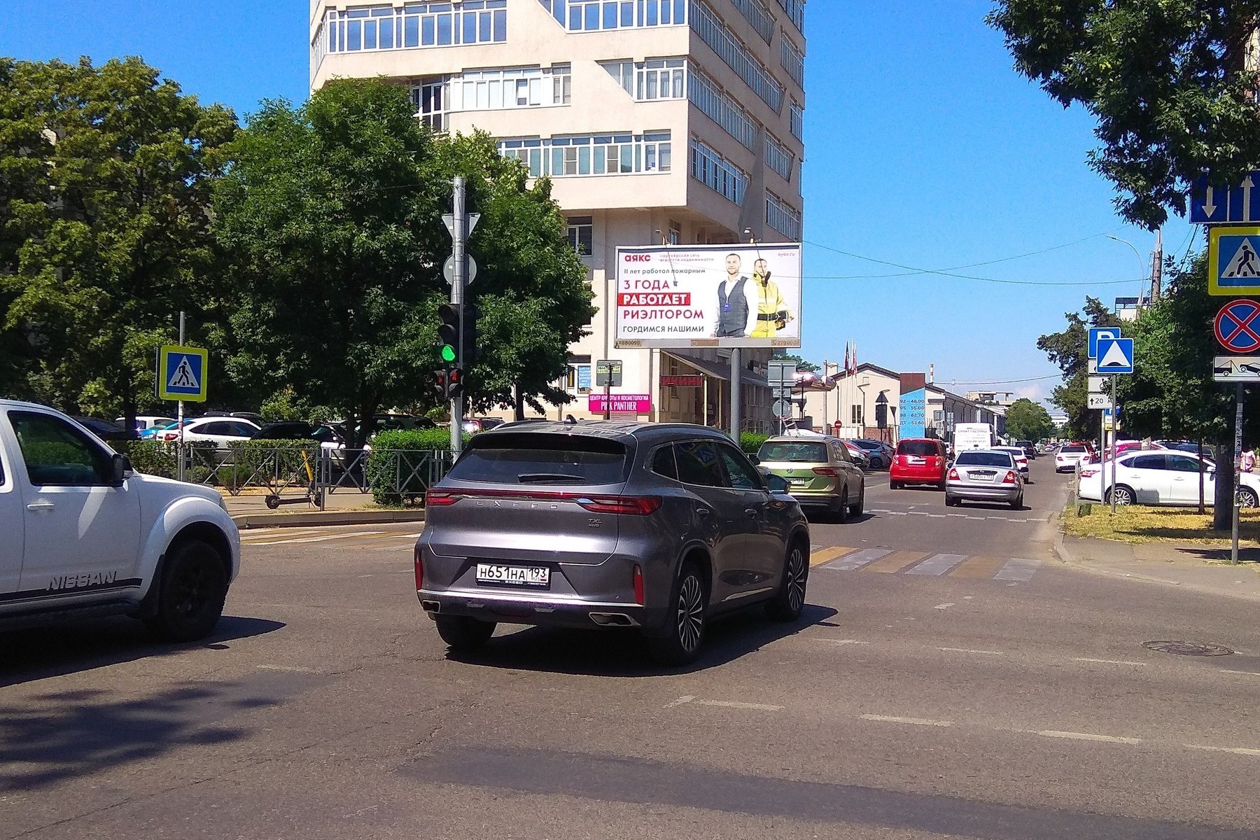 Реклама 3x6 по адресу Бабушкина ул., 252 х Рашпилевская ул.