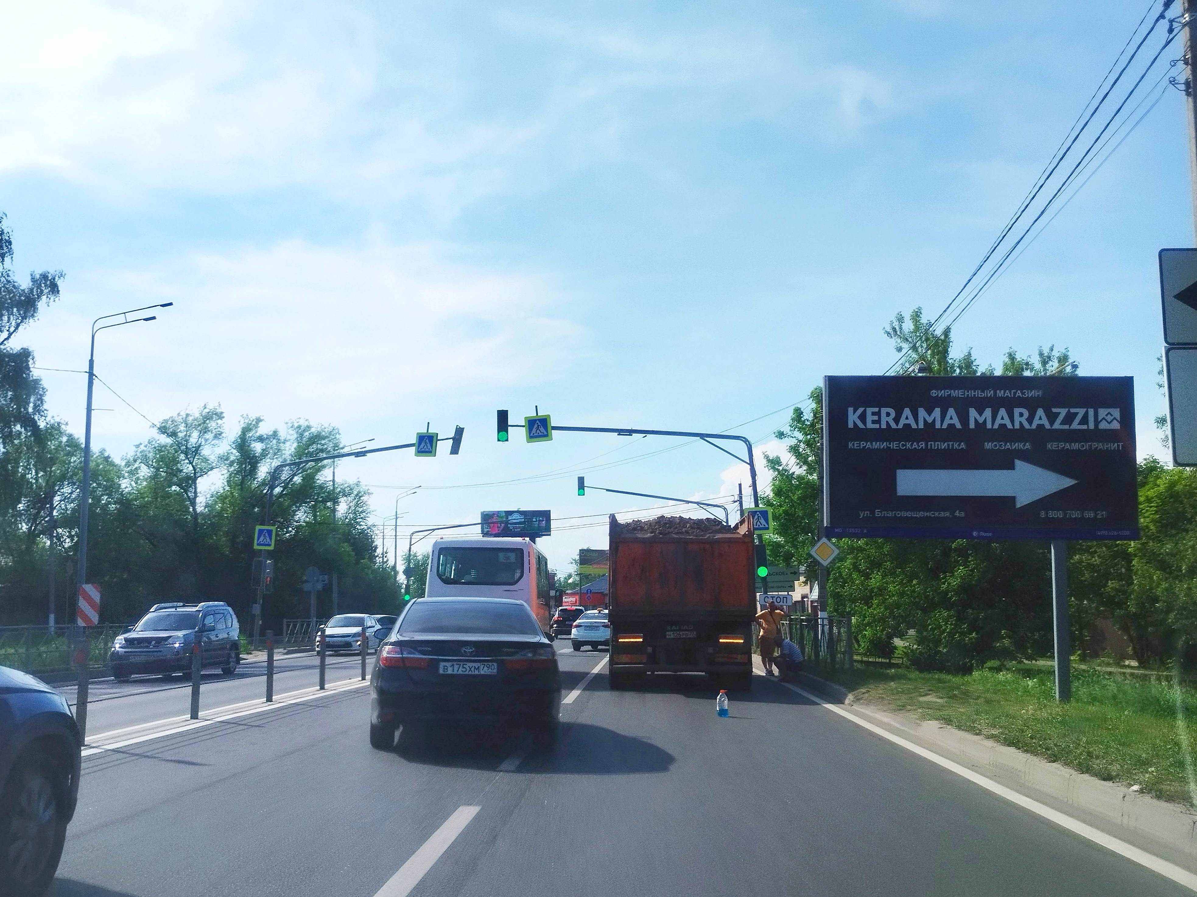 Реклама 3x6 по адресу Волоколамское ш., 28км + 010м, справа