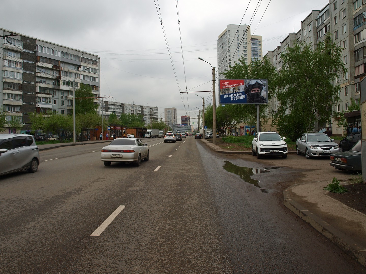 Реклама 3x6 по адресу Воронова ул., д.18