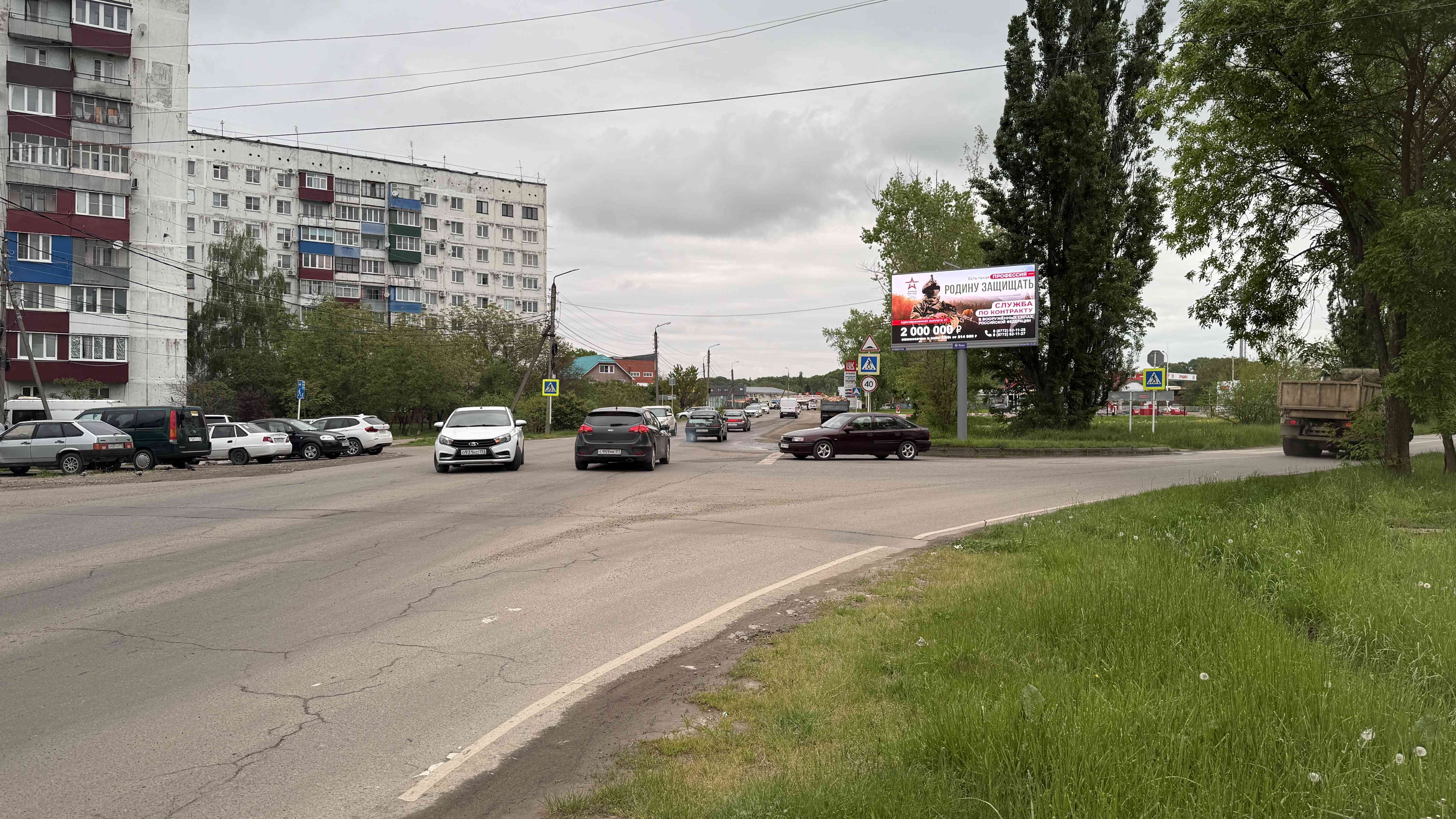 Реклама 3x6 по адресу Батарейная ул. (поворот на ул. Гаражная)