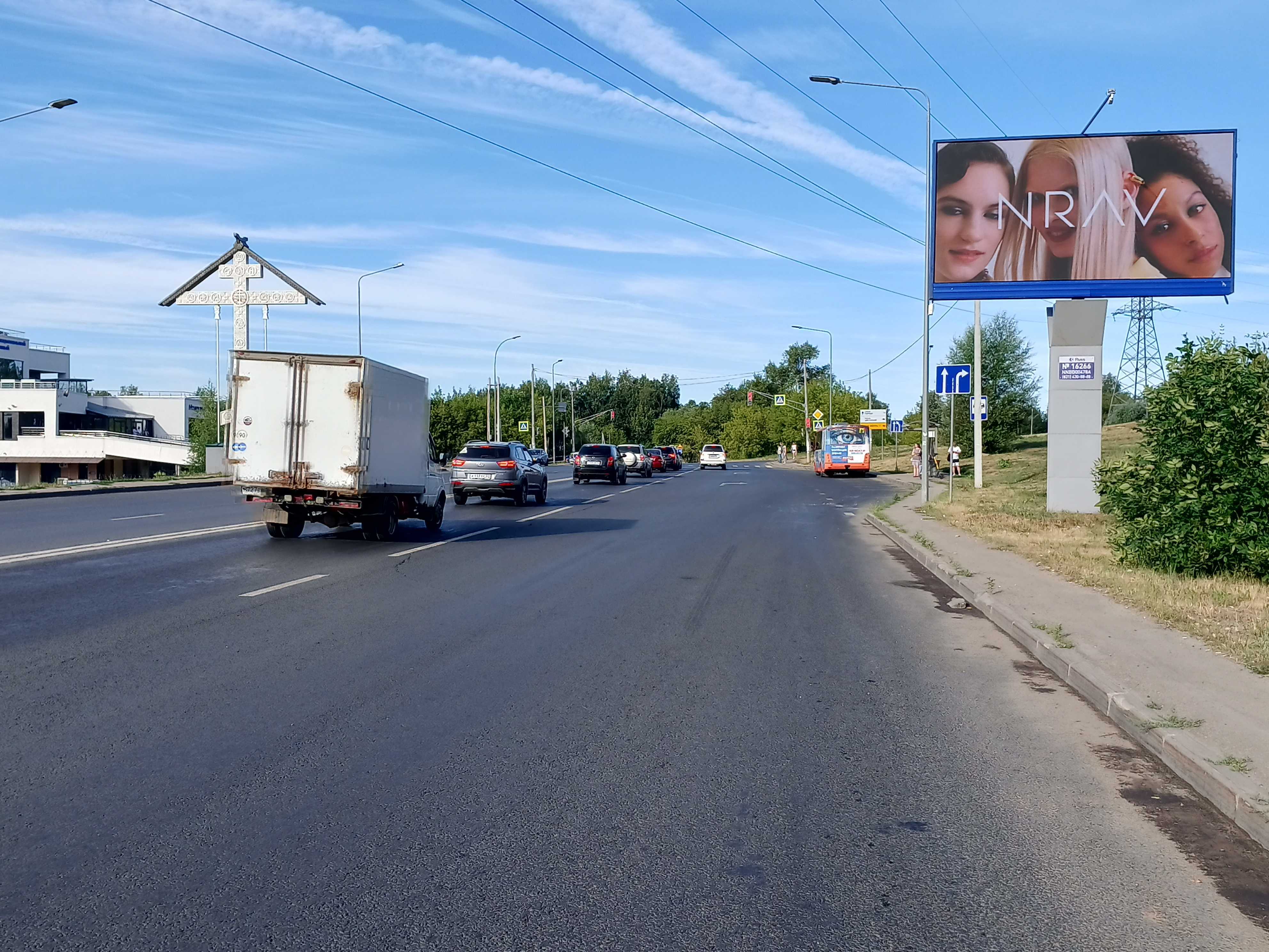 Реклама 3x6 по адресу Ванеева ул., объездная дорога на пр.Гагарина, позиция № 23 (Digital)
